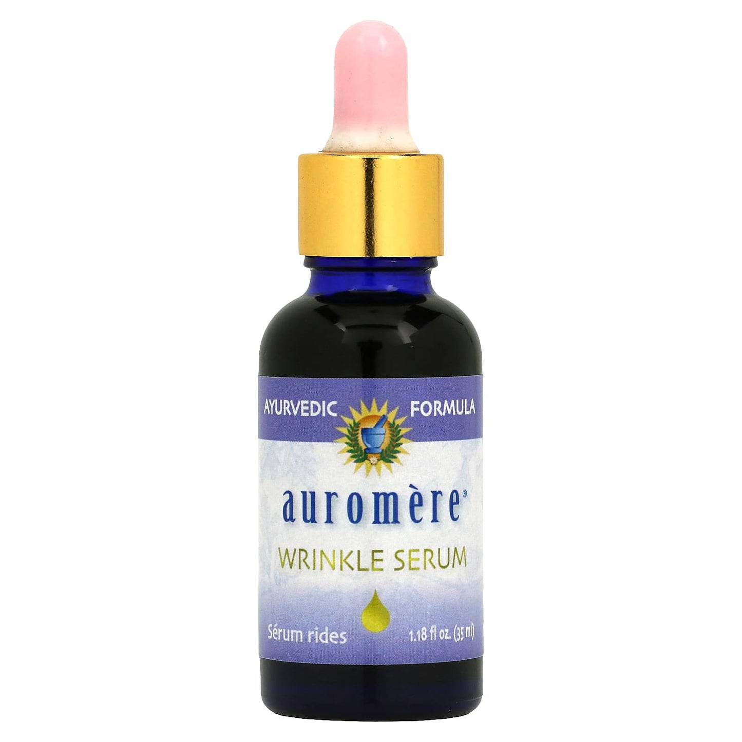 Auromere Ayurvedic Wrinkle Serum for Fine Lines and Wrinkles, 1.18 fl oz - Image 1