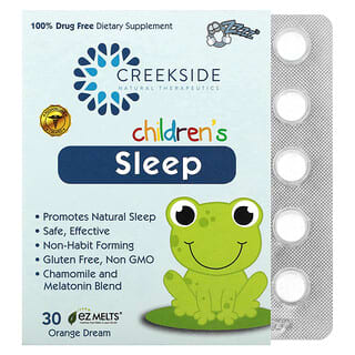 Creekside Natural Therapeutics Orange Dream Sleep Aid for Kids 30 EZ Melts