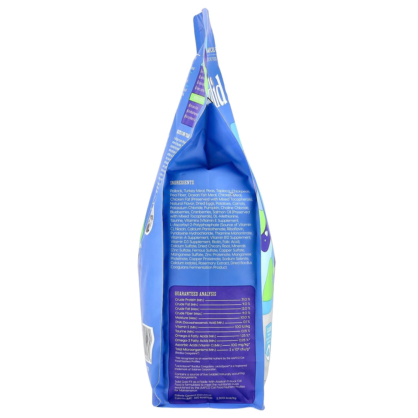 Solid Gold, Fit As A Fiddle™, For Cats, Adults, With Alaskan Pollock, 3 lbs (1.36 kg) - Image 2
