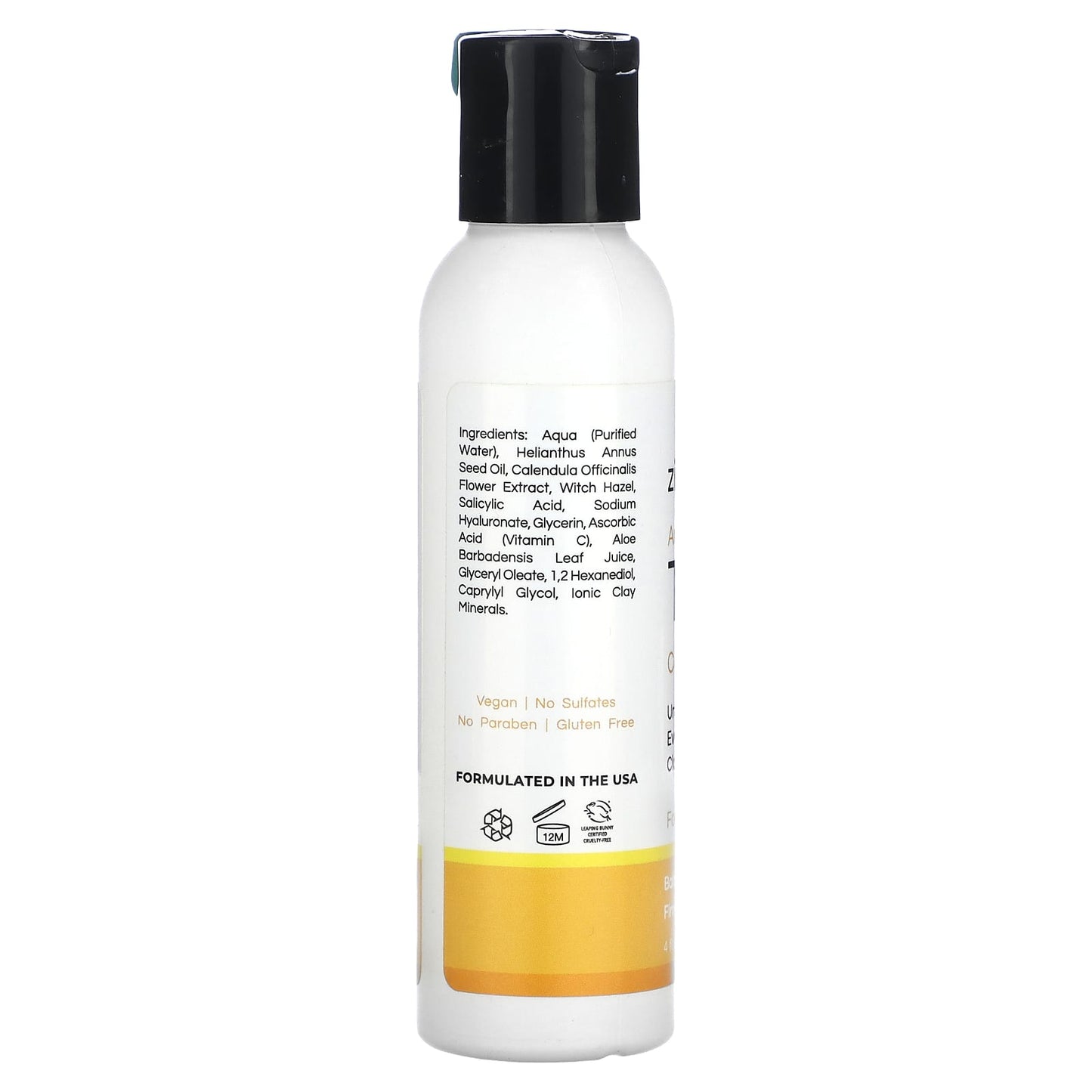 Zion Health, Ancient Minerals Toner, Calendula, 4 fl oz (120 ml) - Image 2
