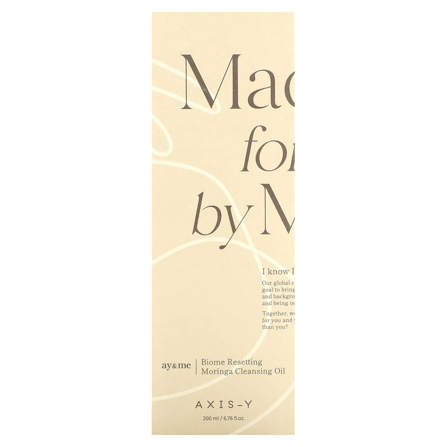 Axis-Y Biome Resetting Moringa Cleansing Oil for Glowing Skin, 6.76 fl oz - Image 2