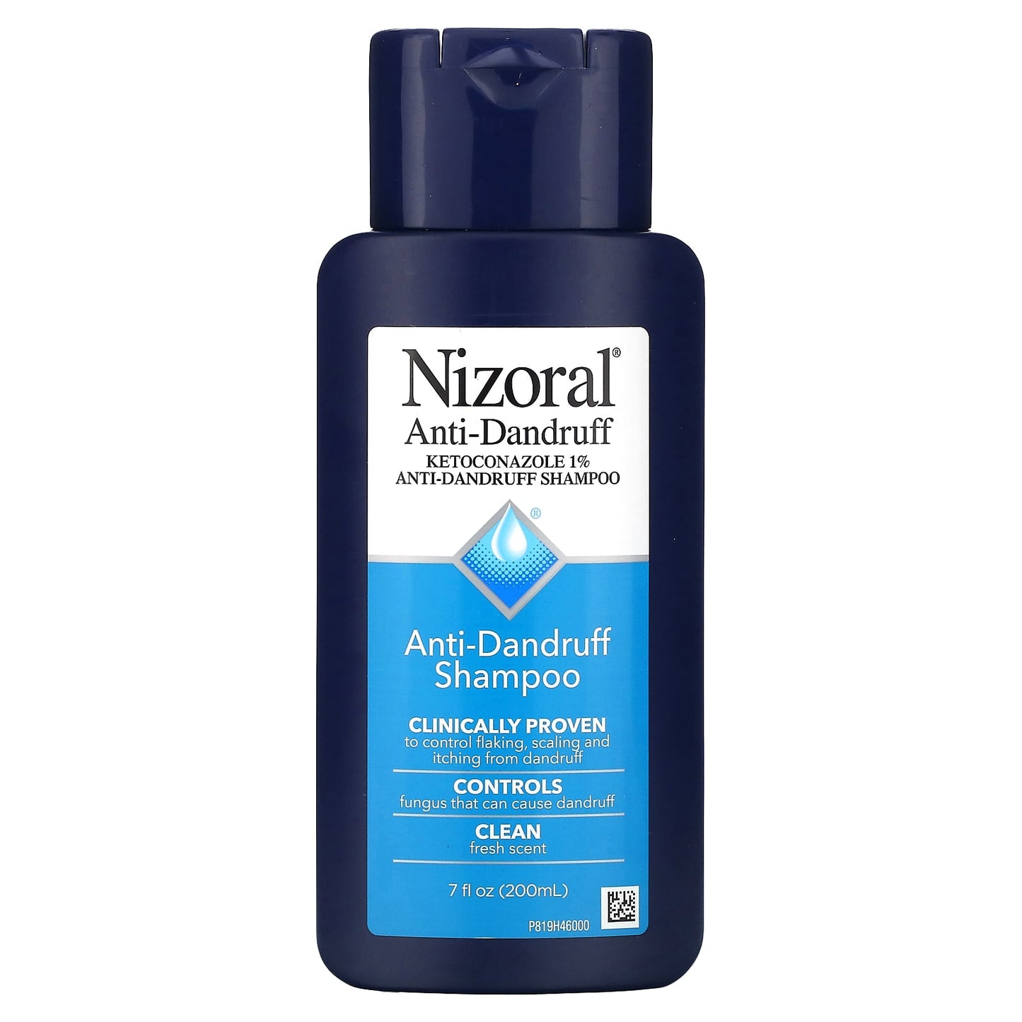 Nizoral, Anti-Dandruff Shampoo, Clean Fresh , 7 fl oz (200 ml) - Image 1
