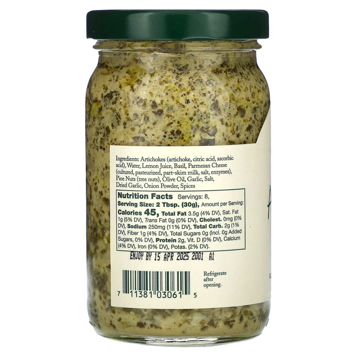 Stonewall Kitchen, Artichoke Pesto, 8 oz (227 g) - Image 2