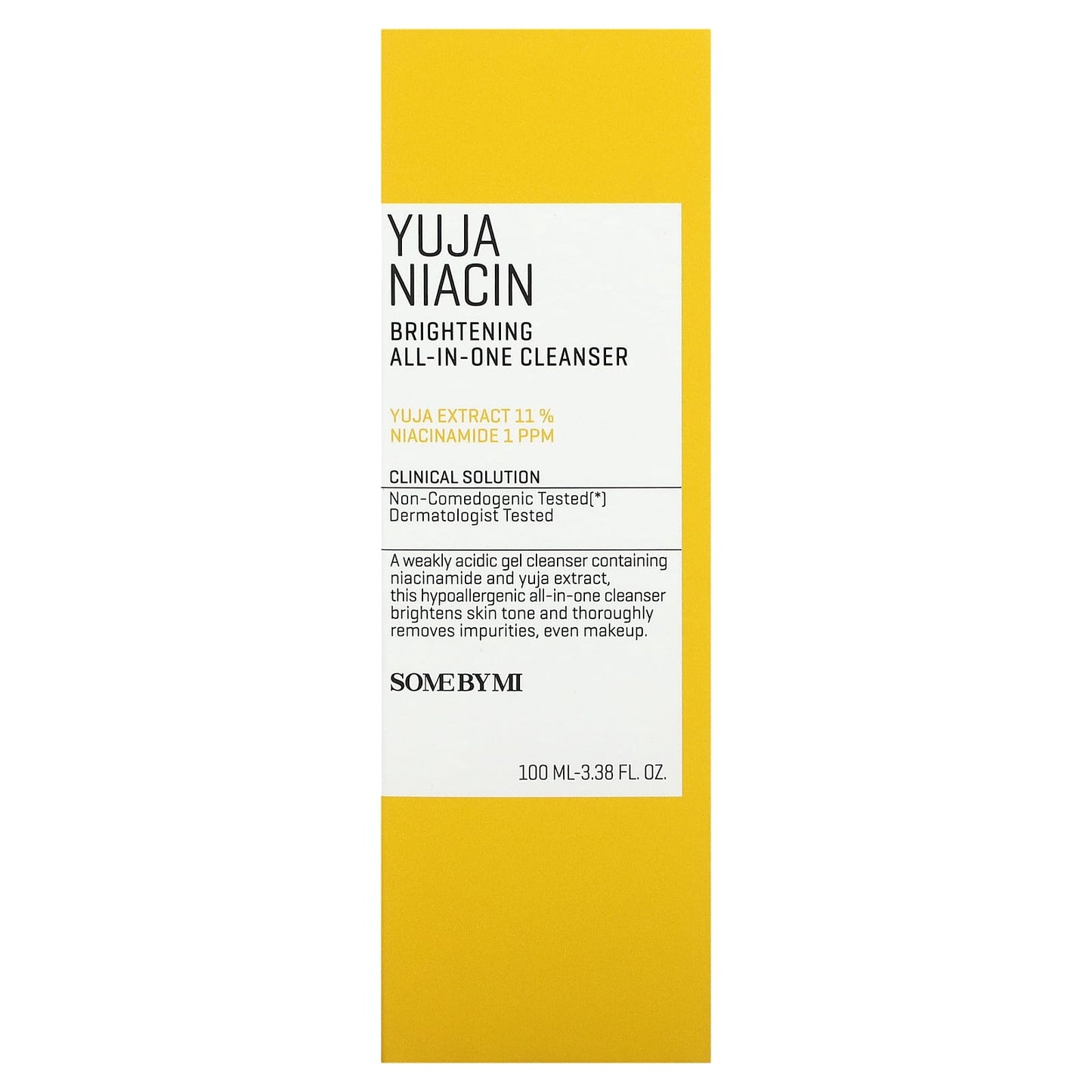 SOME BY MI, Yuja Niacin, Brightening All-In-One Cleanser, 3.38 fl oz (100 ml) - Image 2