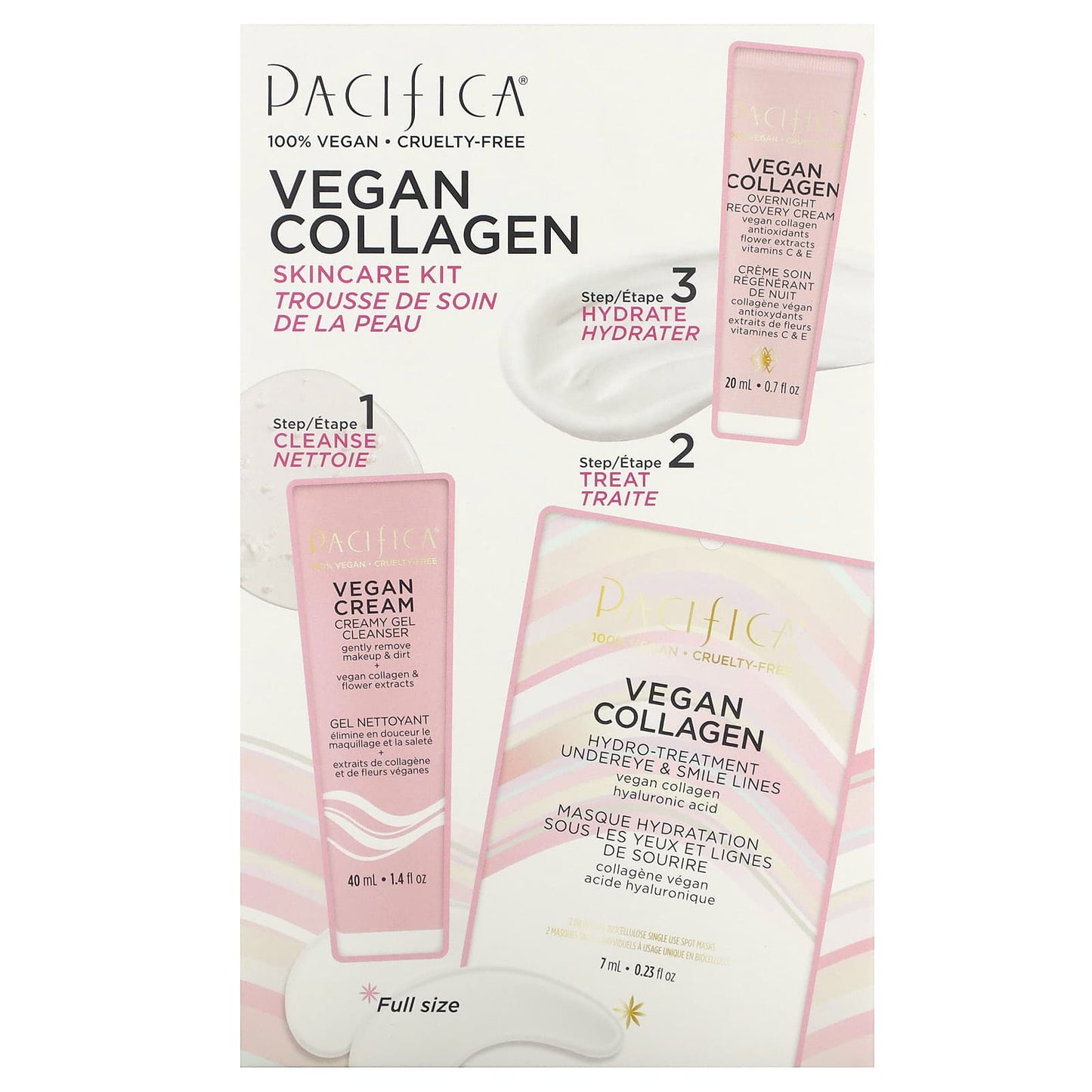 Pacifica, Vegan Collagen Skincare Kit , 3 Piece Kit - Image 2