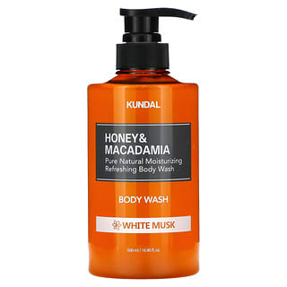 Kundal Honey Macadamia Body Wash, Natural Moisturizer, 16.9 oz