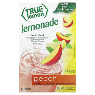 True Citrus Lemonade Drink Mix, 10 Packets, Natural & Non-GMO