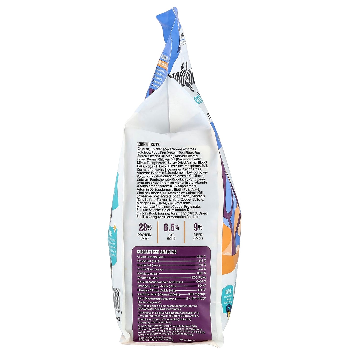 Solid Gold, Fit and Fabulous™ Weight Control, For Adult Dogs, Chicken & Sweet Potato, 3.75 lbs (1.7 kg) - Image 2