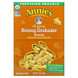 Organic Baked Bunny Graham Snacks by Annie's Homegrown, 7.5 oz