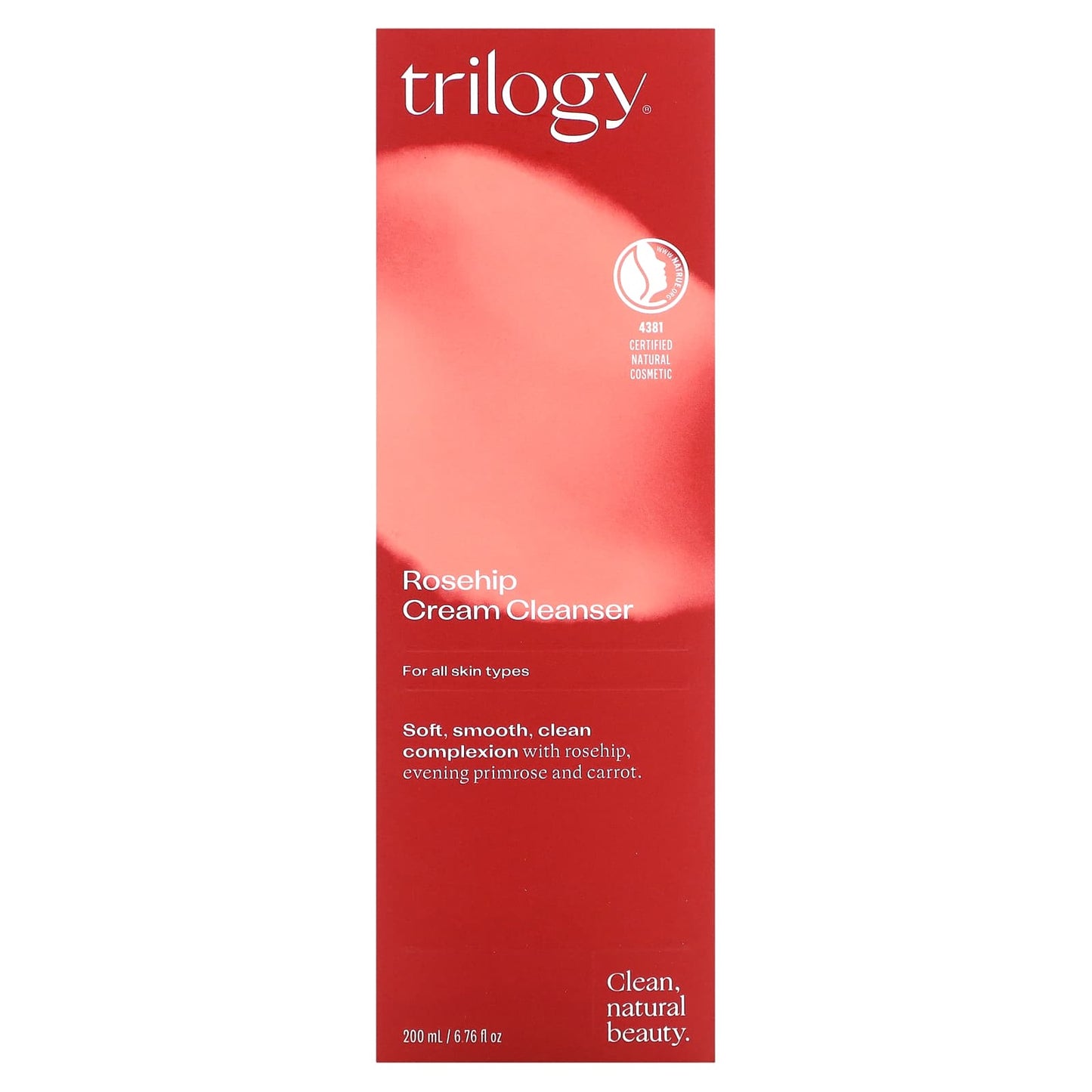 Trilogy, Rosehip Cream Cleanser, For all Skin Types, 6.76 fl oz (200 ml) - Image 2