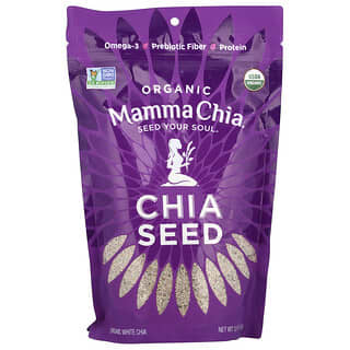 Organic White Chia Seeds by Mamma Chia - USDA Certified, Vegan & Gluten Free