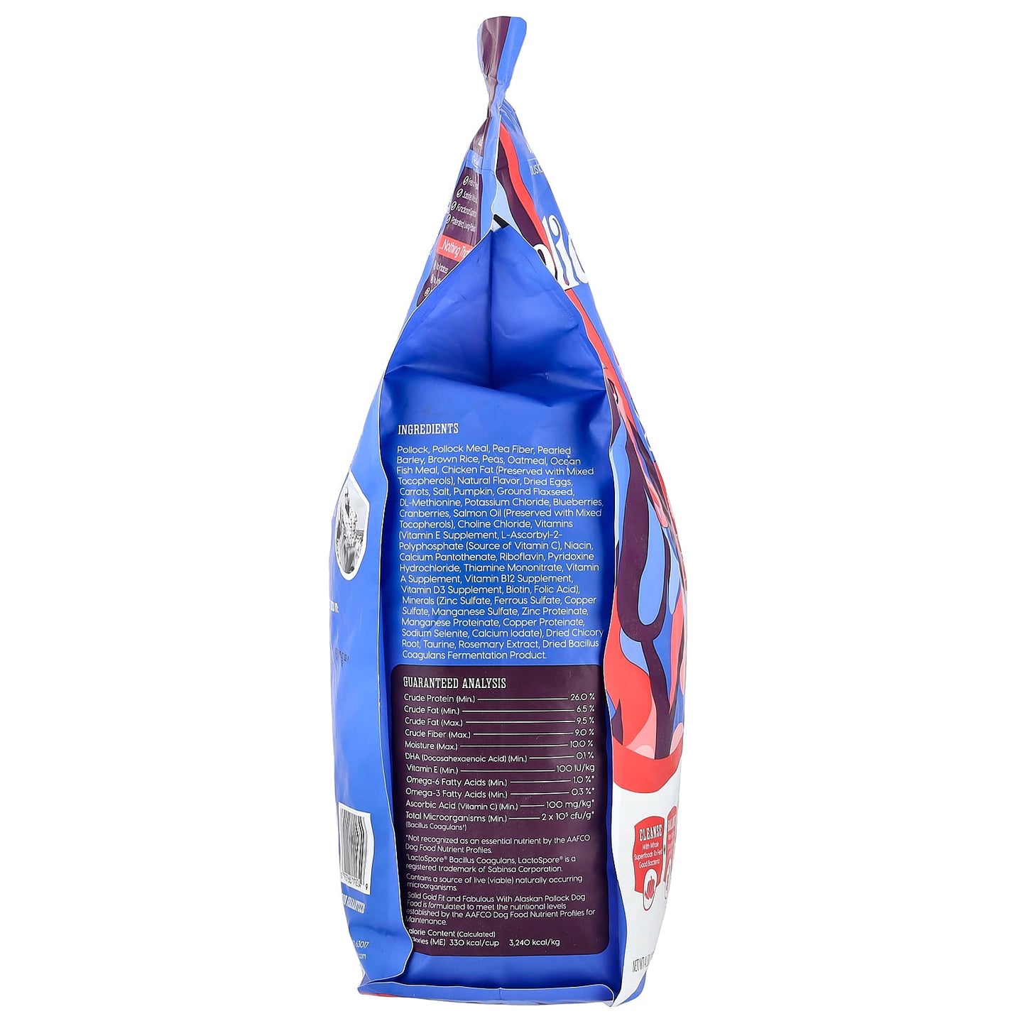Solid Gold, Fit and Fabulous™, For Adult Dogs, With Alaskan Pollock, 4 lbs (1.81 kg) - Image 2