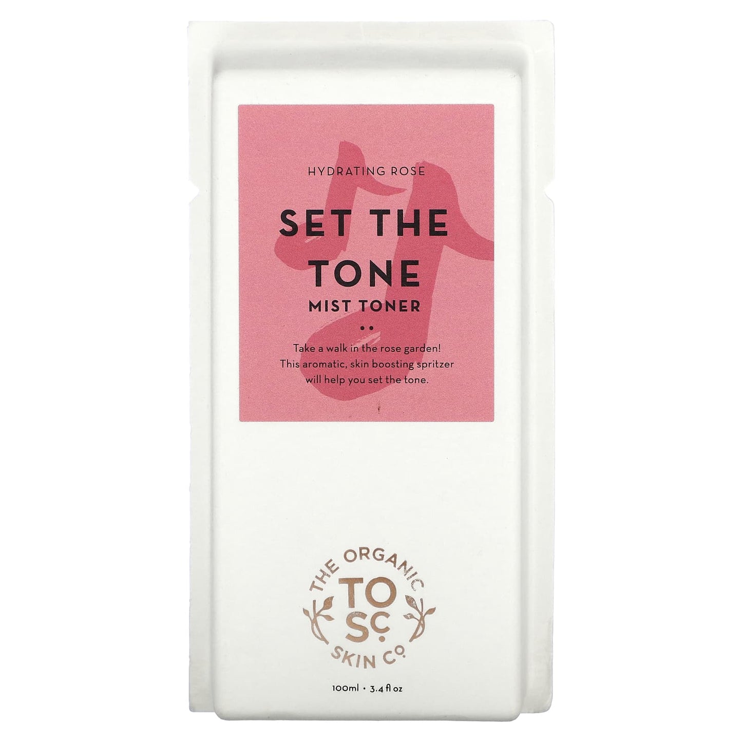 The Organic Skin Co., Set The Tone, Mist Toner, Hydrating Rose, 3.4 fl oz (100 ml) - Image 2