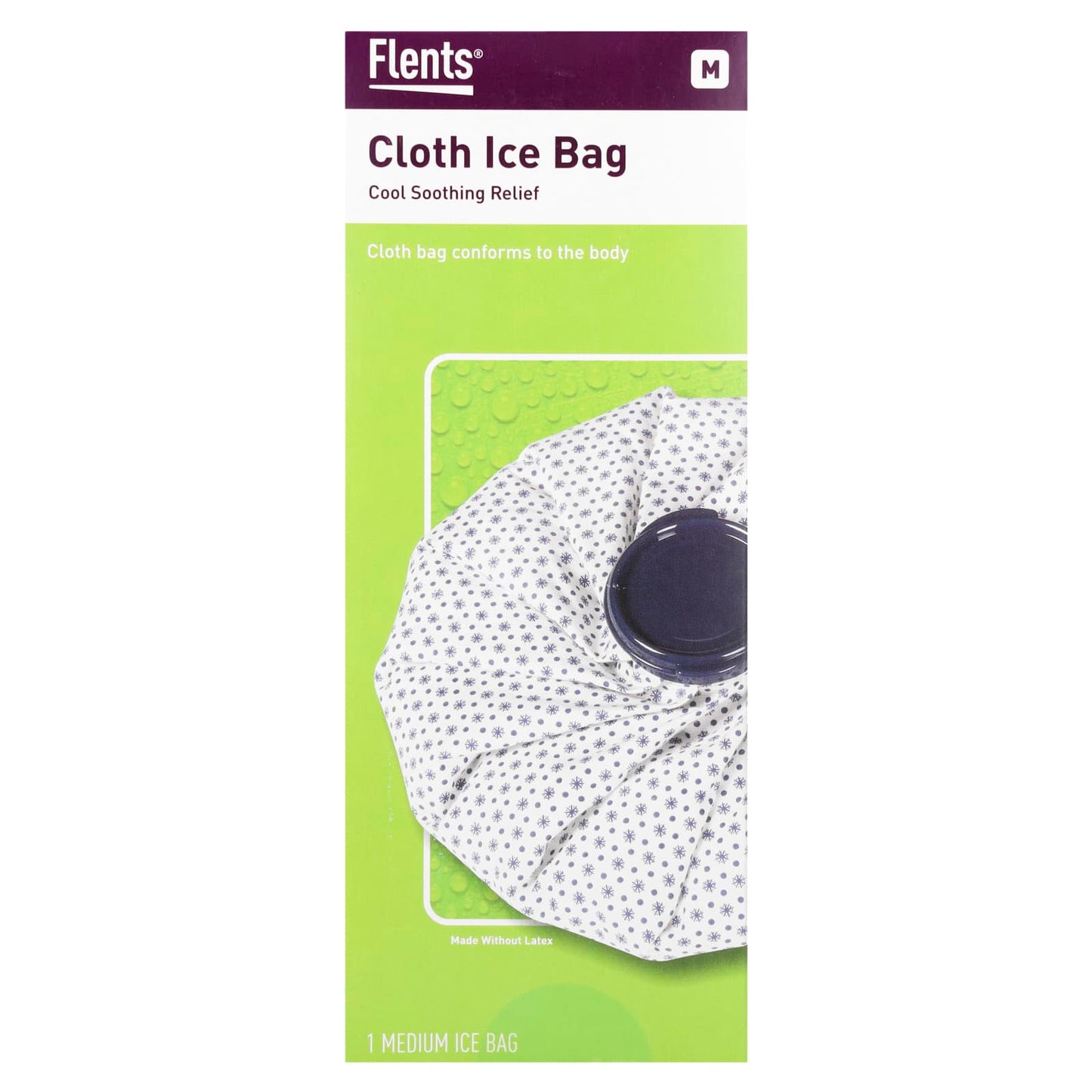 Flents Medium Cloth Ice Bag for Pain Relief and Swelling - Image 1