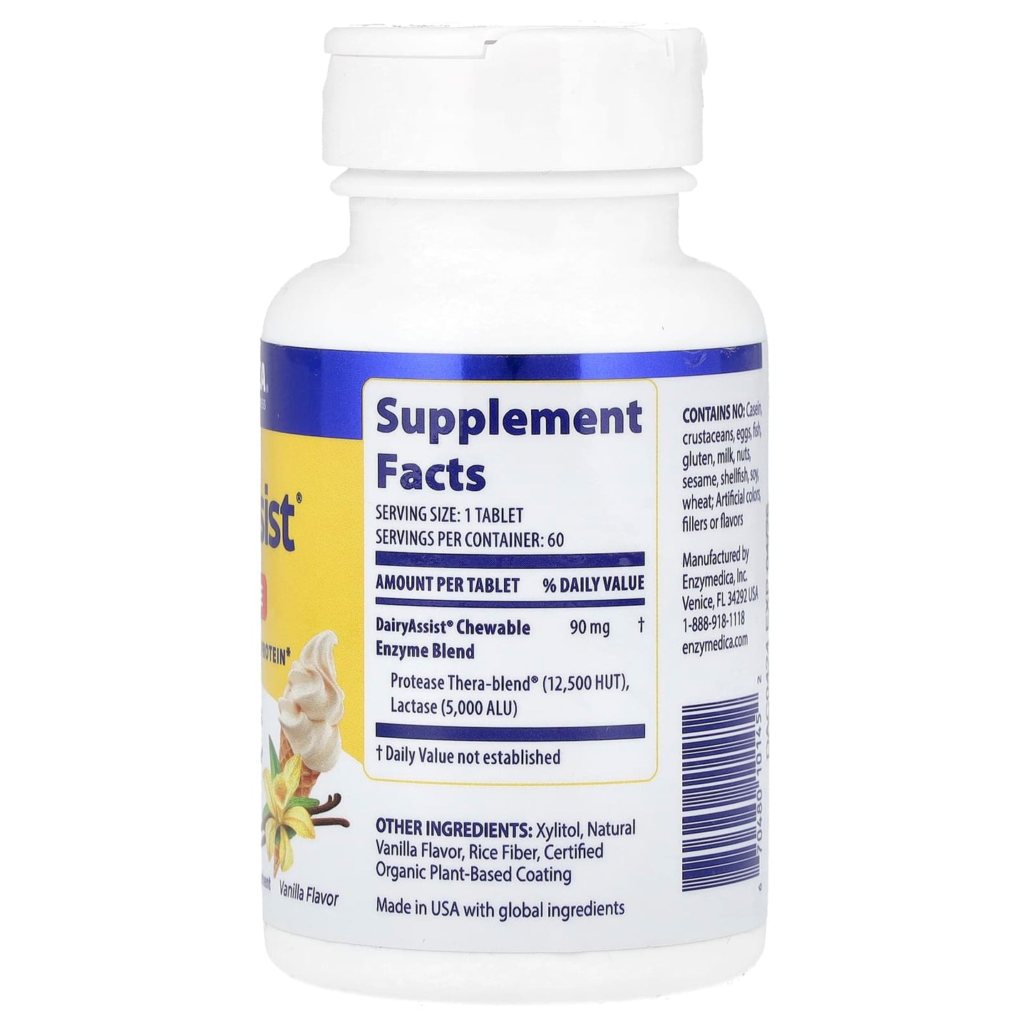 DairyAssist Chewable Tablets for Lactose Intolerance Relief - Image 2