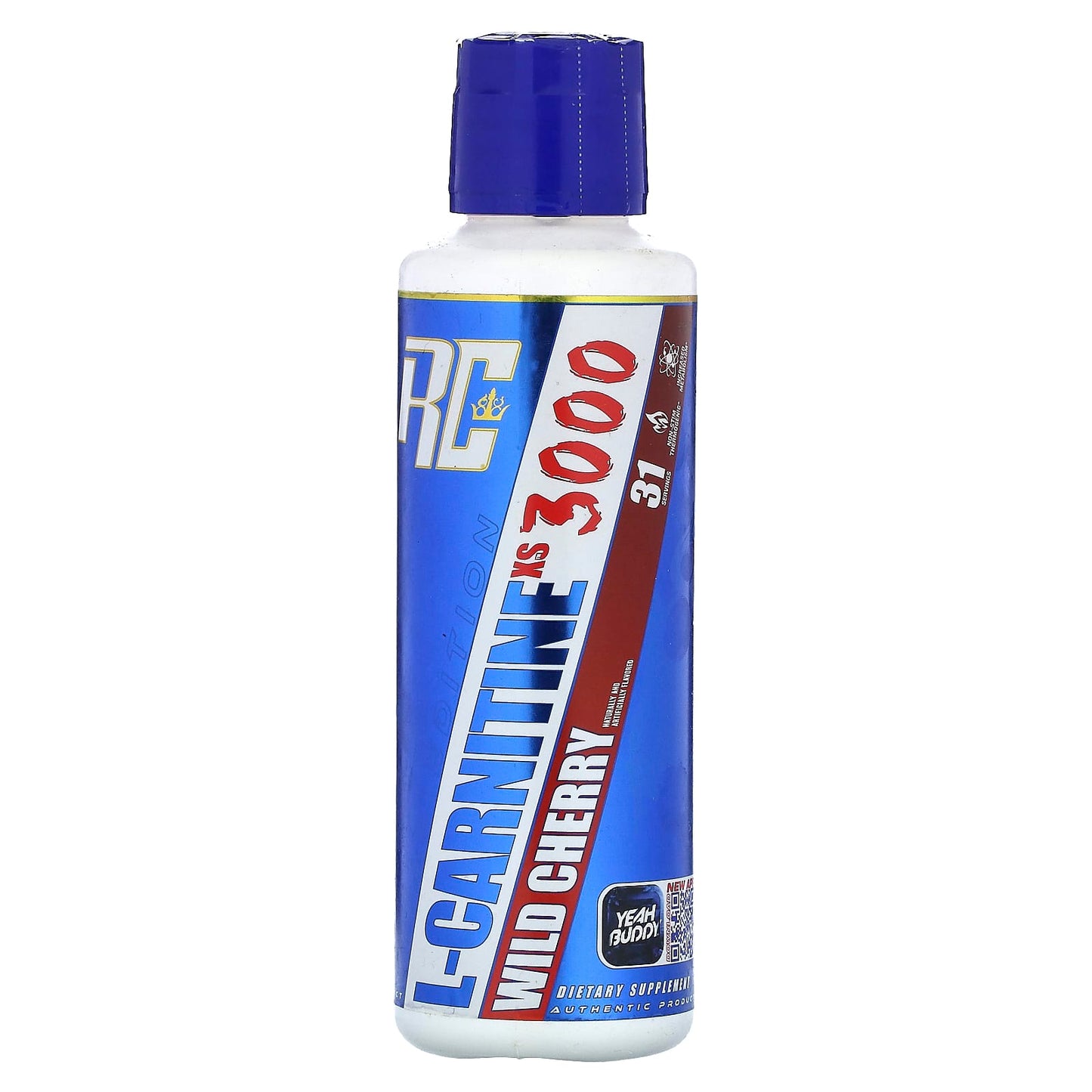 Ronnie Coleman, Vital Edition, L-Carnitine XS 3000, Wild Cherry, 16 fl oz (473.28 ml) - Image 1