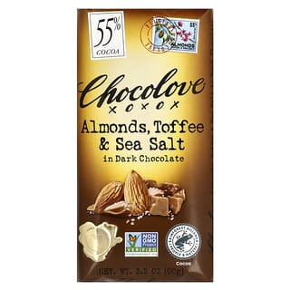 Rich Dark Chocolate Delight with Almonds, Toffee & Sea Salt by Chocolove