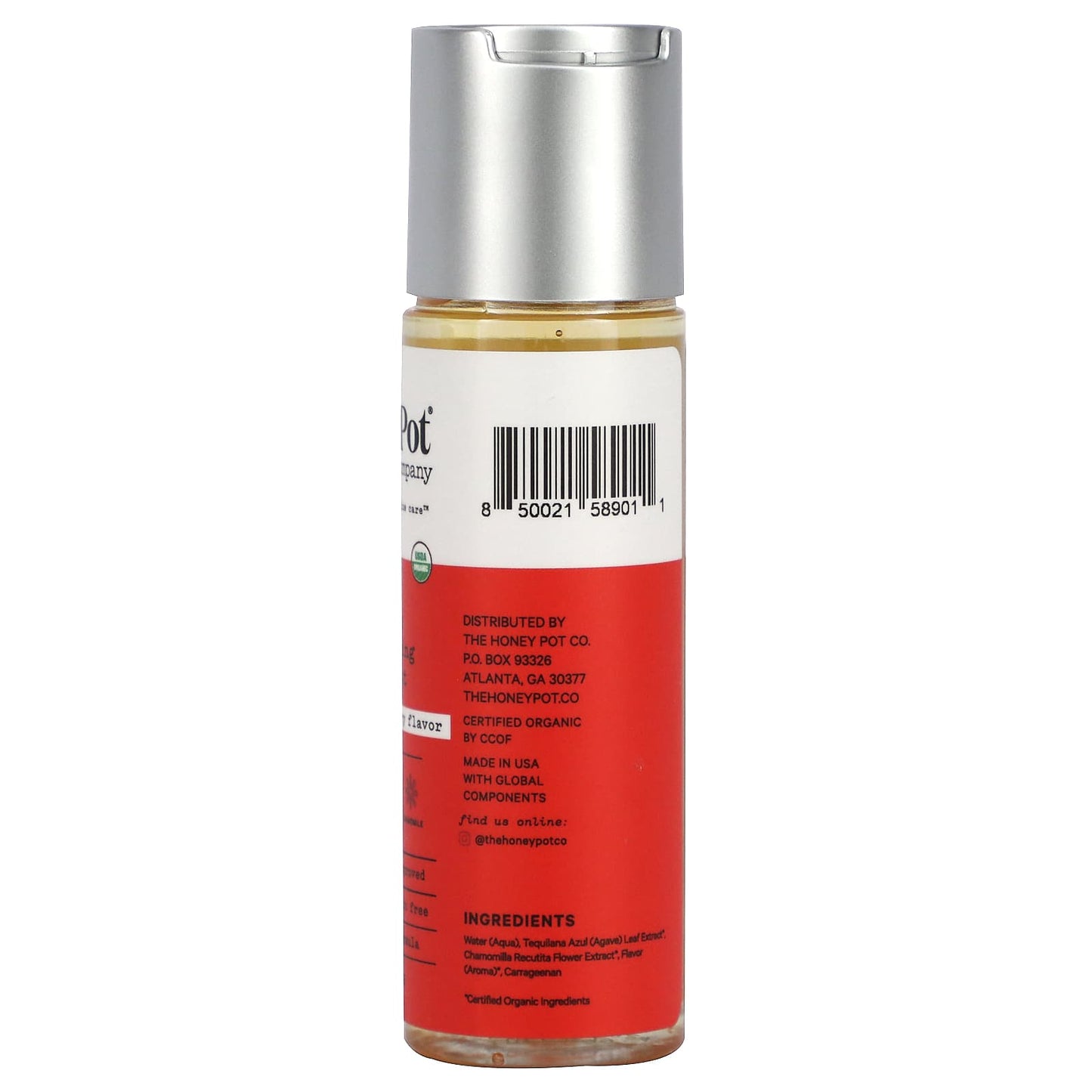 The Honey Pot Company, Organic Moisturizing Lubricant, Organic Strawberry, 2 fl oz (59 ml) - Image 2