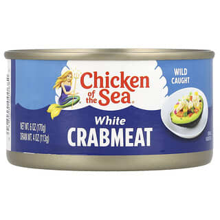 Wild Caught White Crabmeat by Chicken of the Sea, 6 oz (170 g)