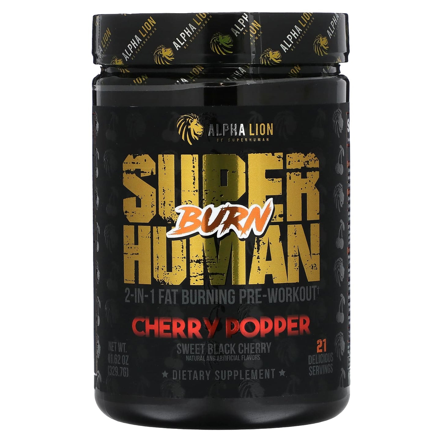 Alpha Lion SuperHuman Burn Fat Burning Pre-Workout Supplement - Image 1