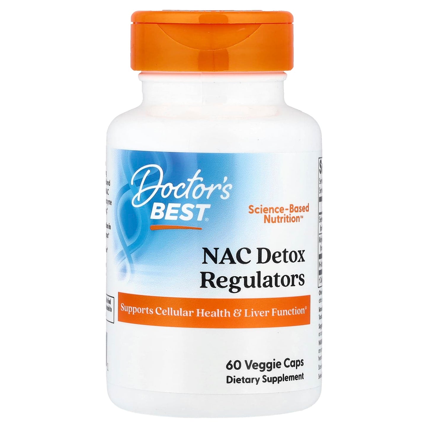 NAC Detox Regulators by Doctor's Best - Natural Liver Support - Image 1