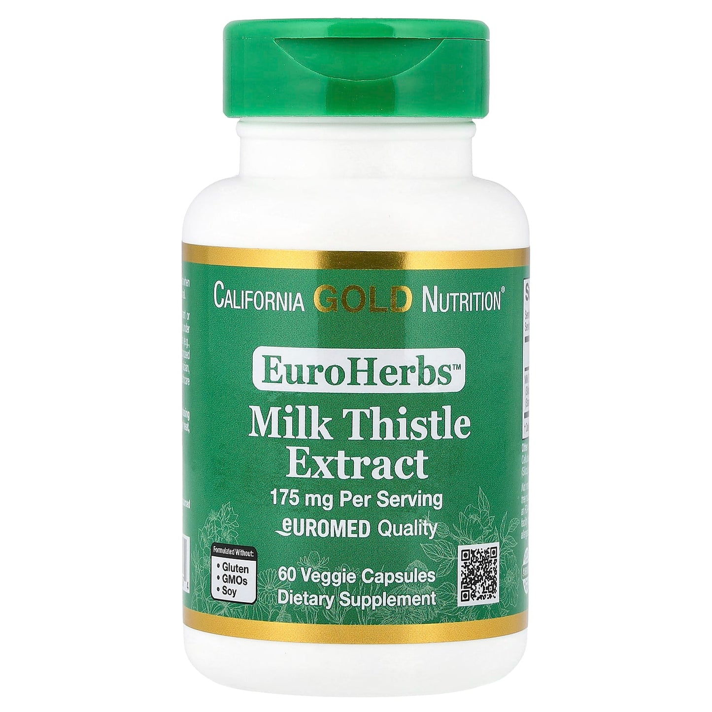 Milk Thistle Extract for Liver Health - 175mg, 60 Capsules - Image 1