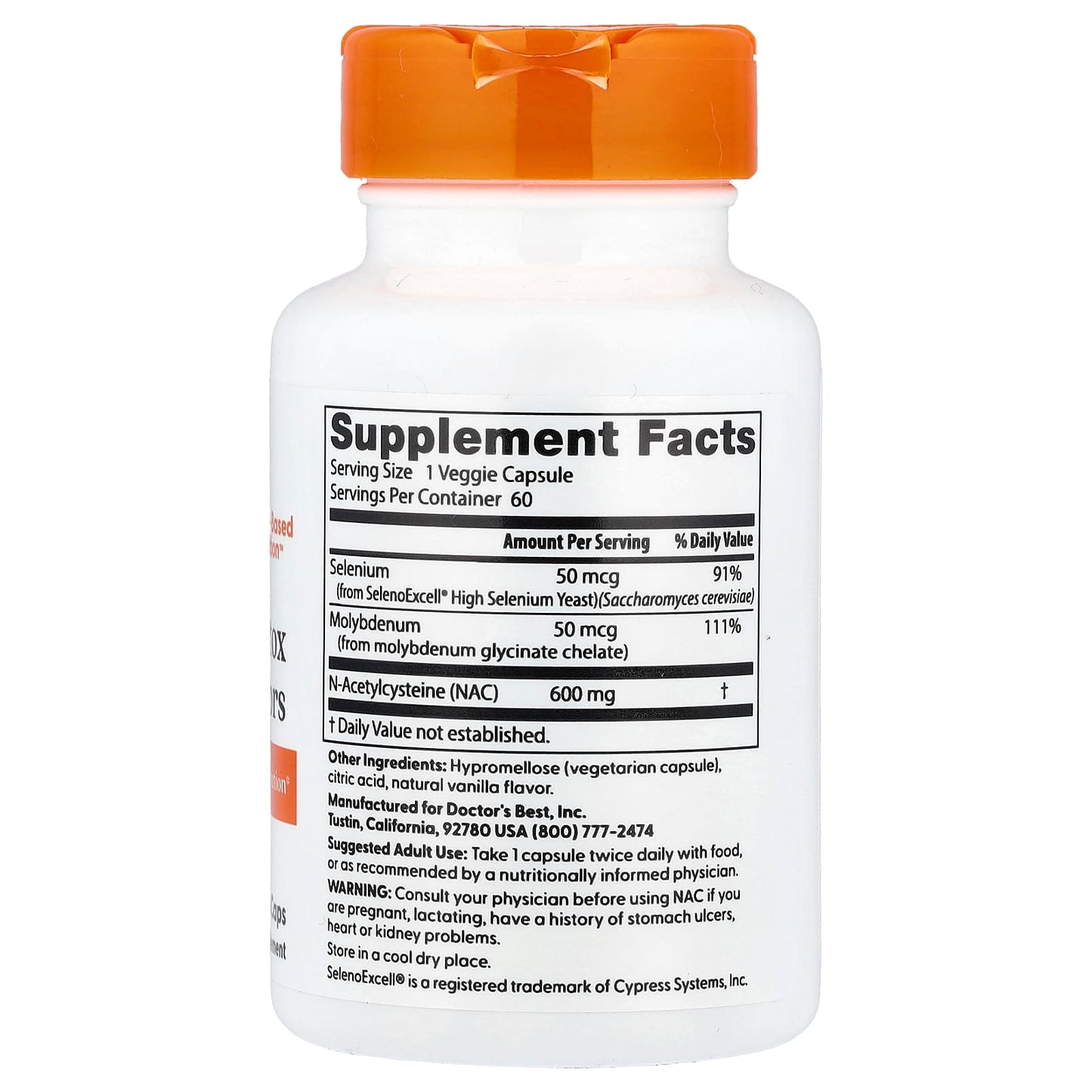 NAC Detox Regulators by Doctor's Best - Natural Liver Support - Image 2