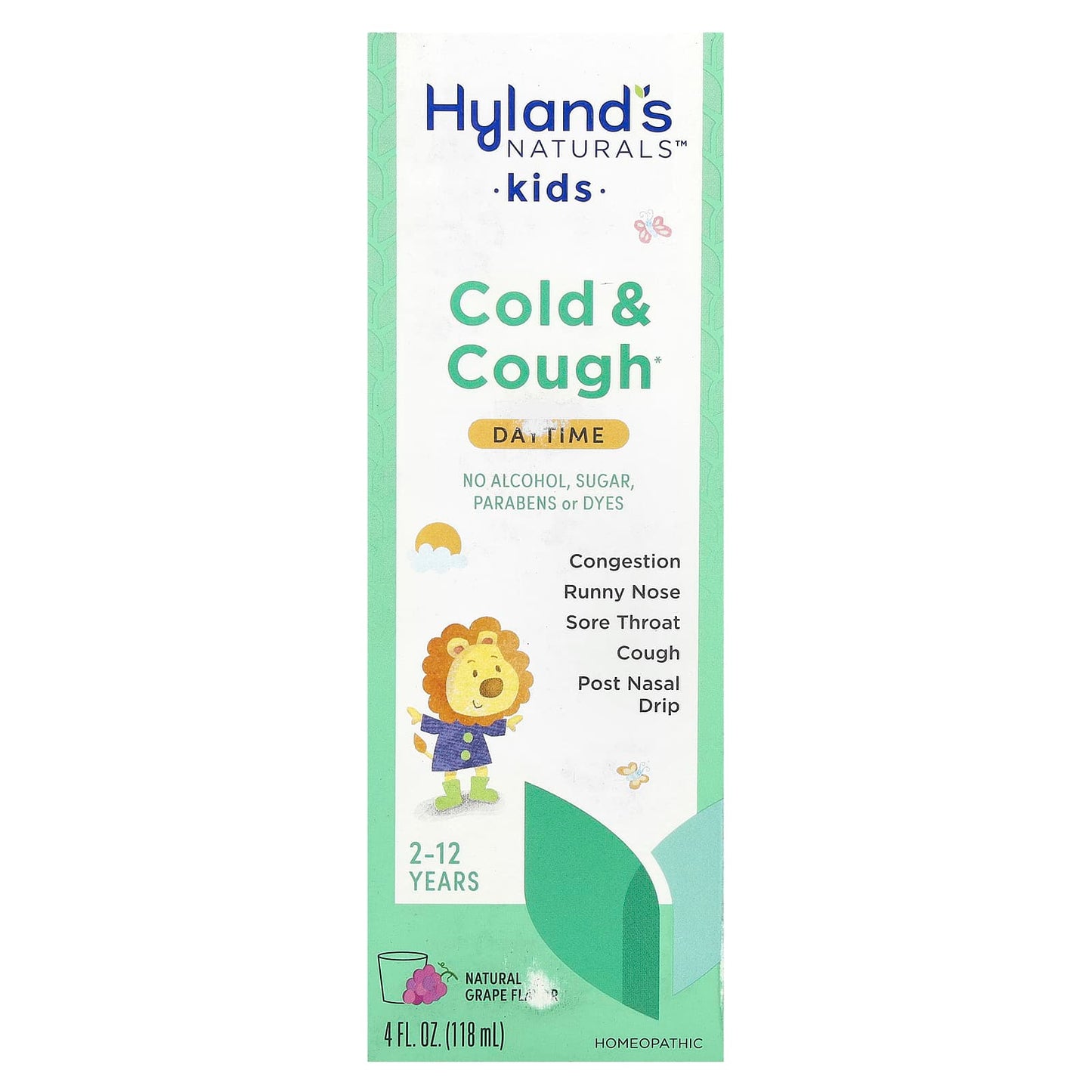 Natural Cold & Cough Relief for Kids - Hyland's Grape Flavor - Image 1