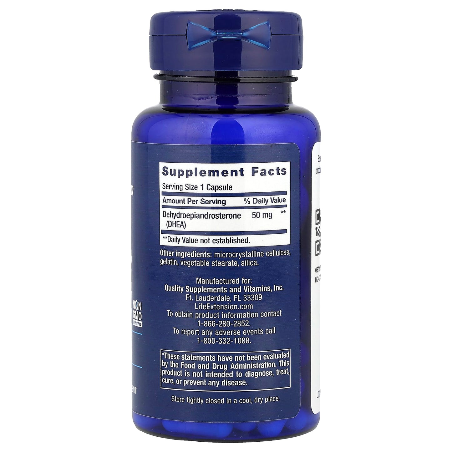 Life Extension, DHEA, 50 mg, 60 Capsules