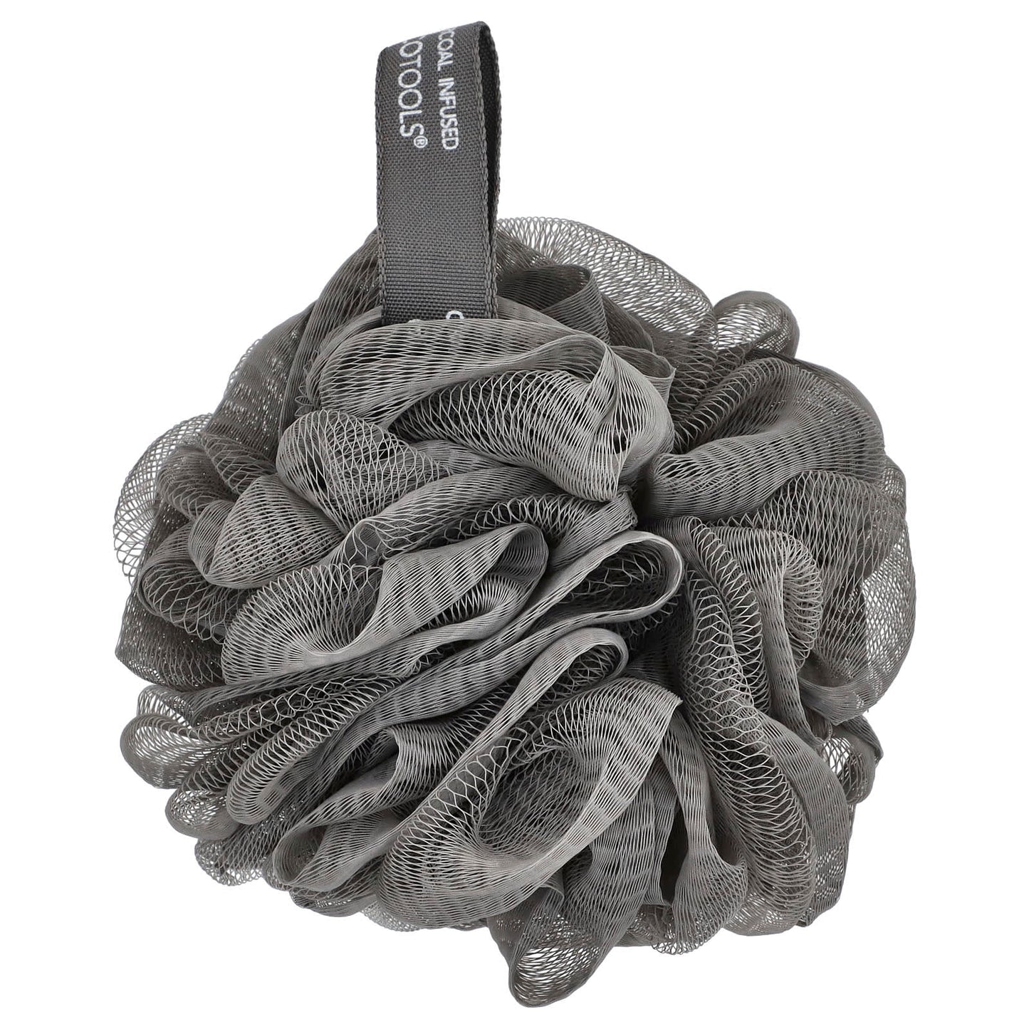 EcoTools Charcoal EcoPouf: Gentle Charcoal Bath Sponge for Detoxifying Cleansing - Image 1