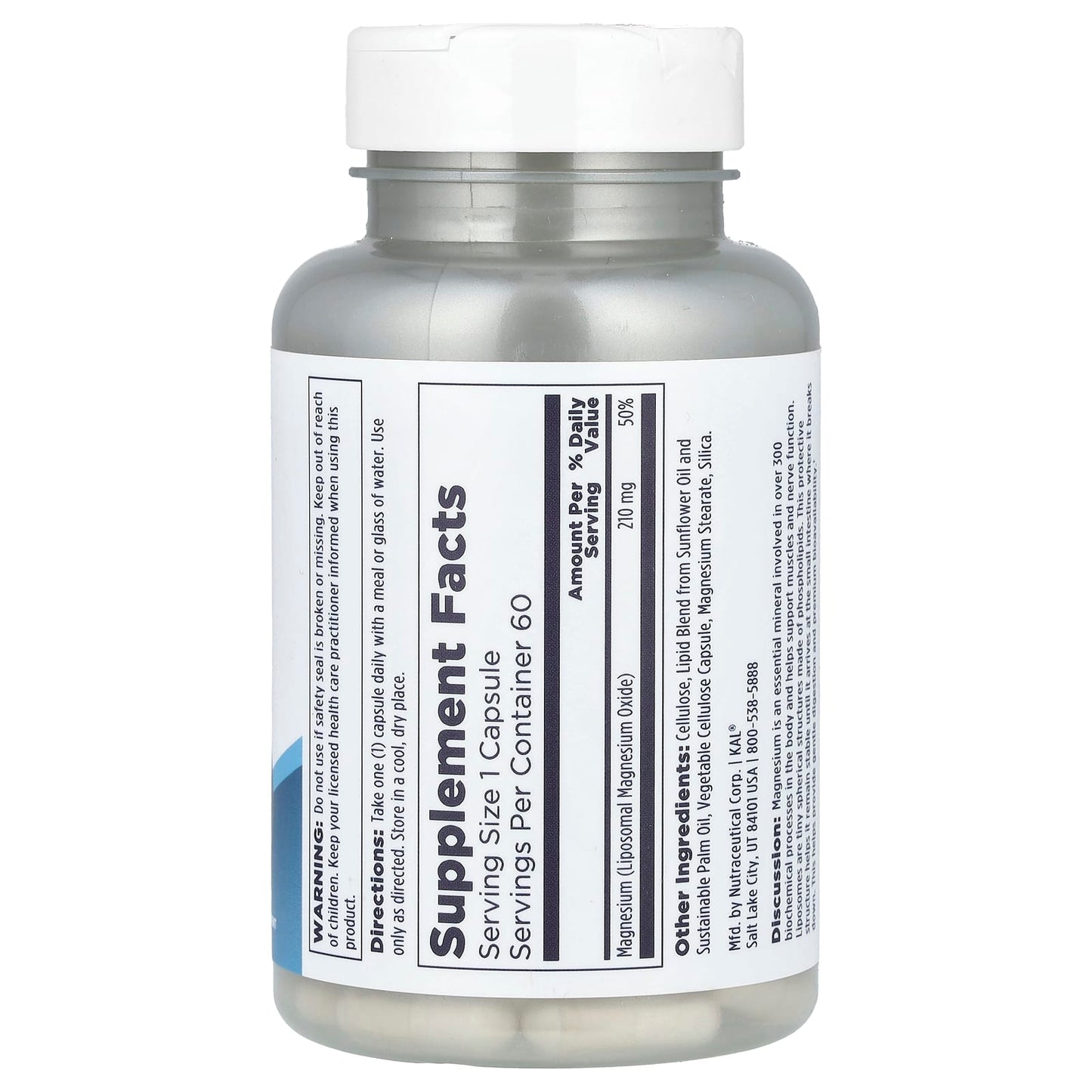 KAL Liposomal Magnesium Supplements for Muscle & Nerve Support - Image 2