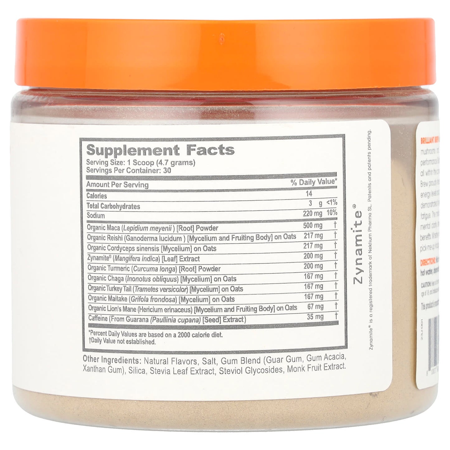 The Genius Brand, Brilliant Brew, Coffee Alternative, Salted Caramel, 5 oz (141 g) - Image 2
