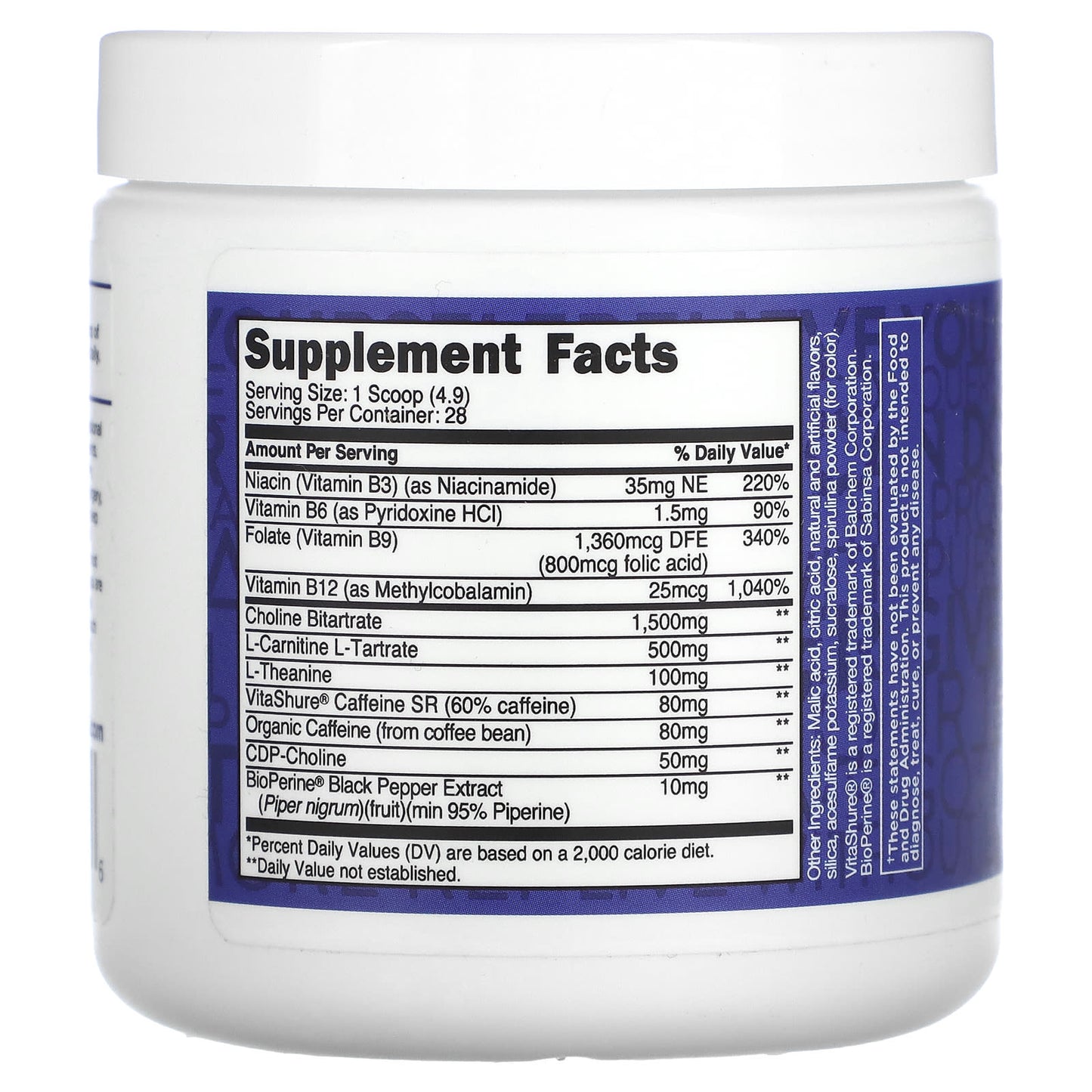 TransformHQ, Boost Shot, Energy Drink Mix, Blue Rapsberry, 4.8 oz (137.2 g) - Image 2