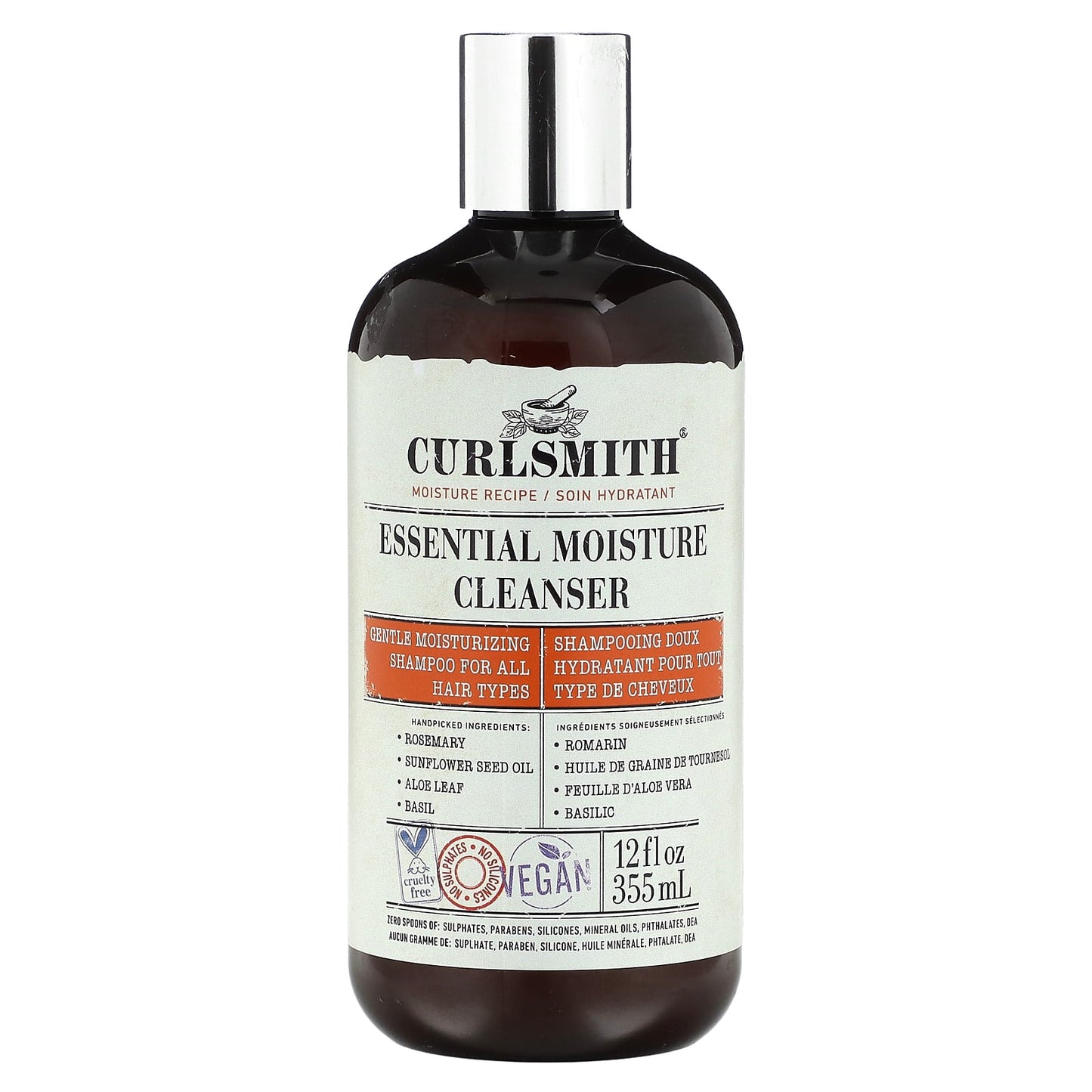 Curlsmith Essential Moisture Cleanser for All Hair Types, 12 fl oz - Image 1