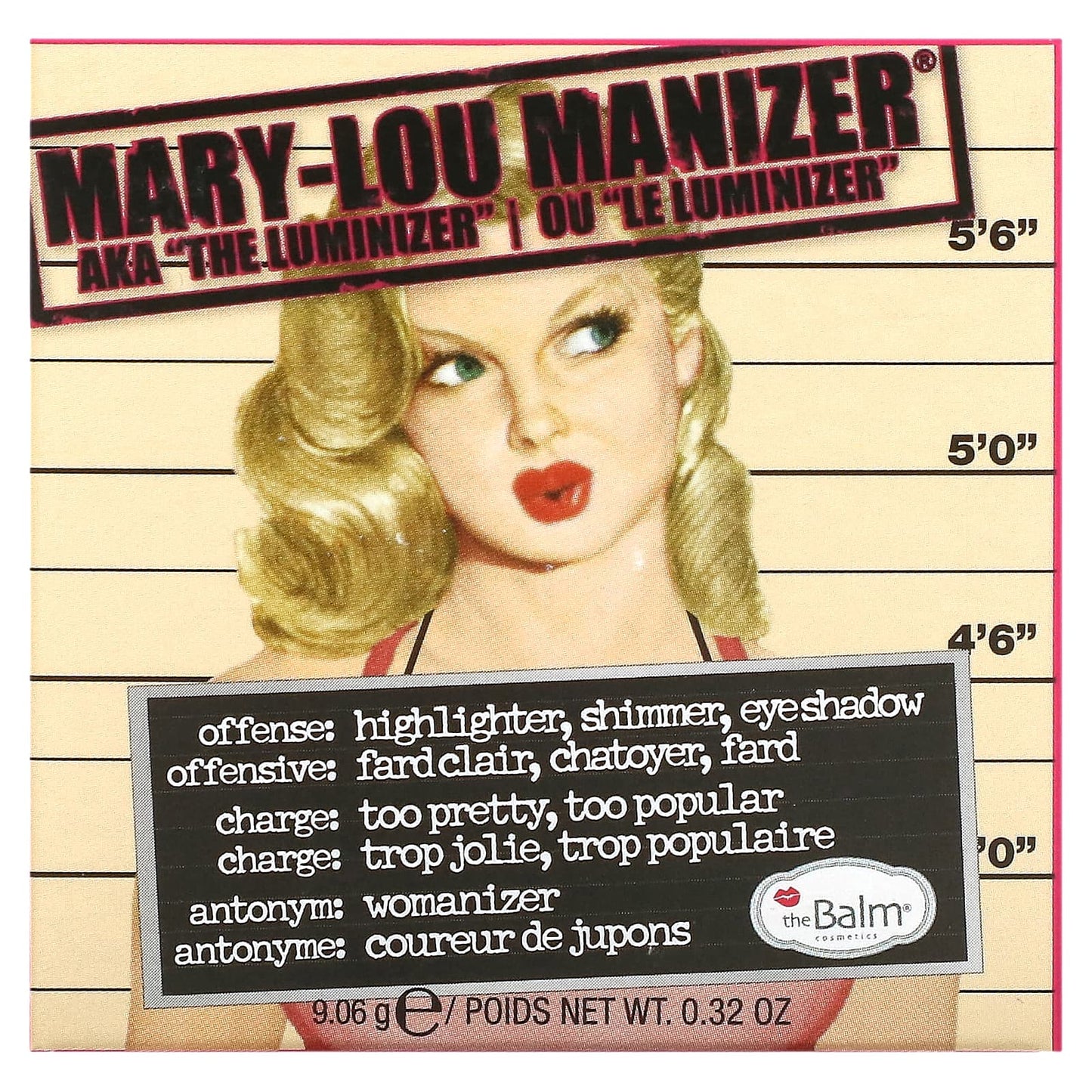 theBalm Cosmetics, Mary-Lou Manizer, Highlighter & Shadow, 0.32 oz (9.06 g) - Image 2