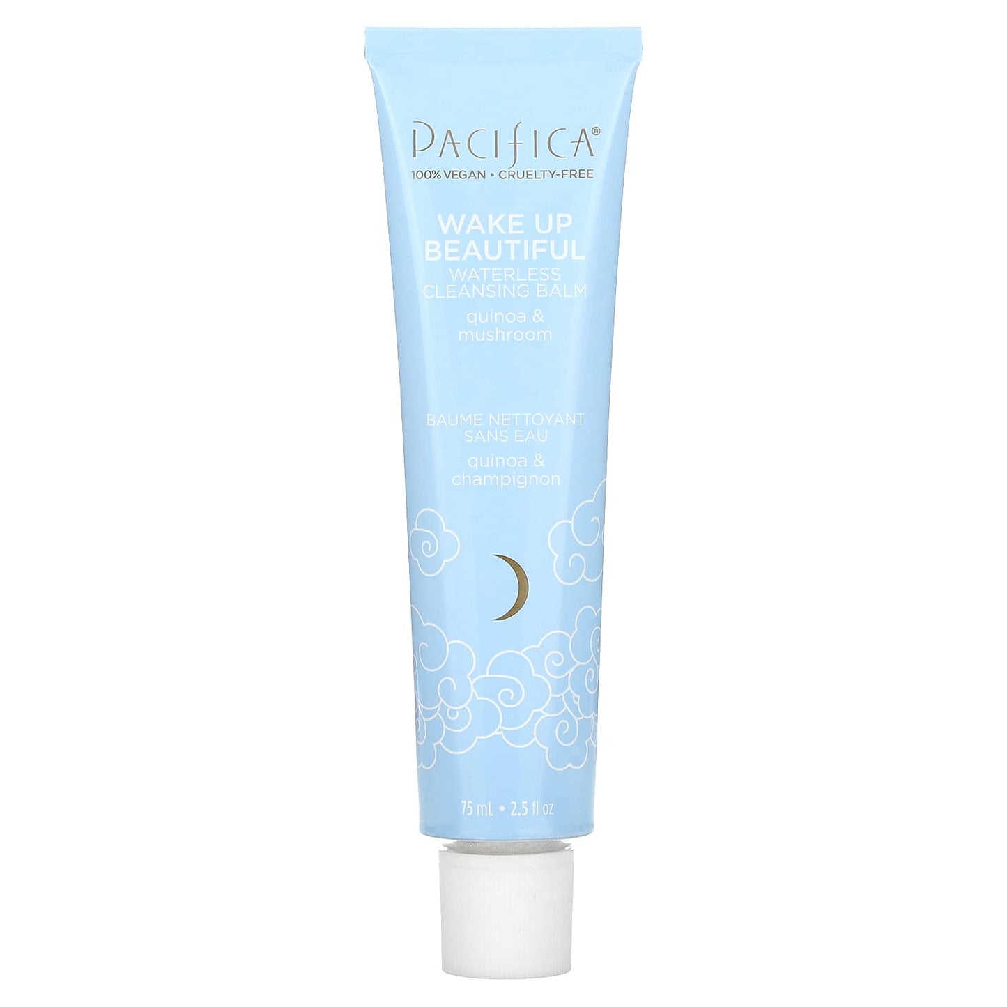 Pacifica, Wake Up Beautiful, Waterless Cleansing Balm, Quinoa & Mushroom, 2.5 fl oz (75 ml) - Image 1