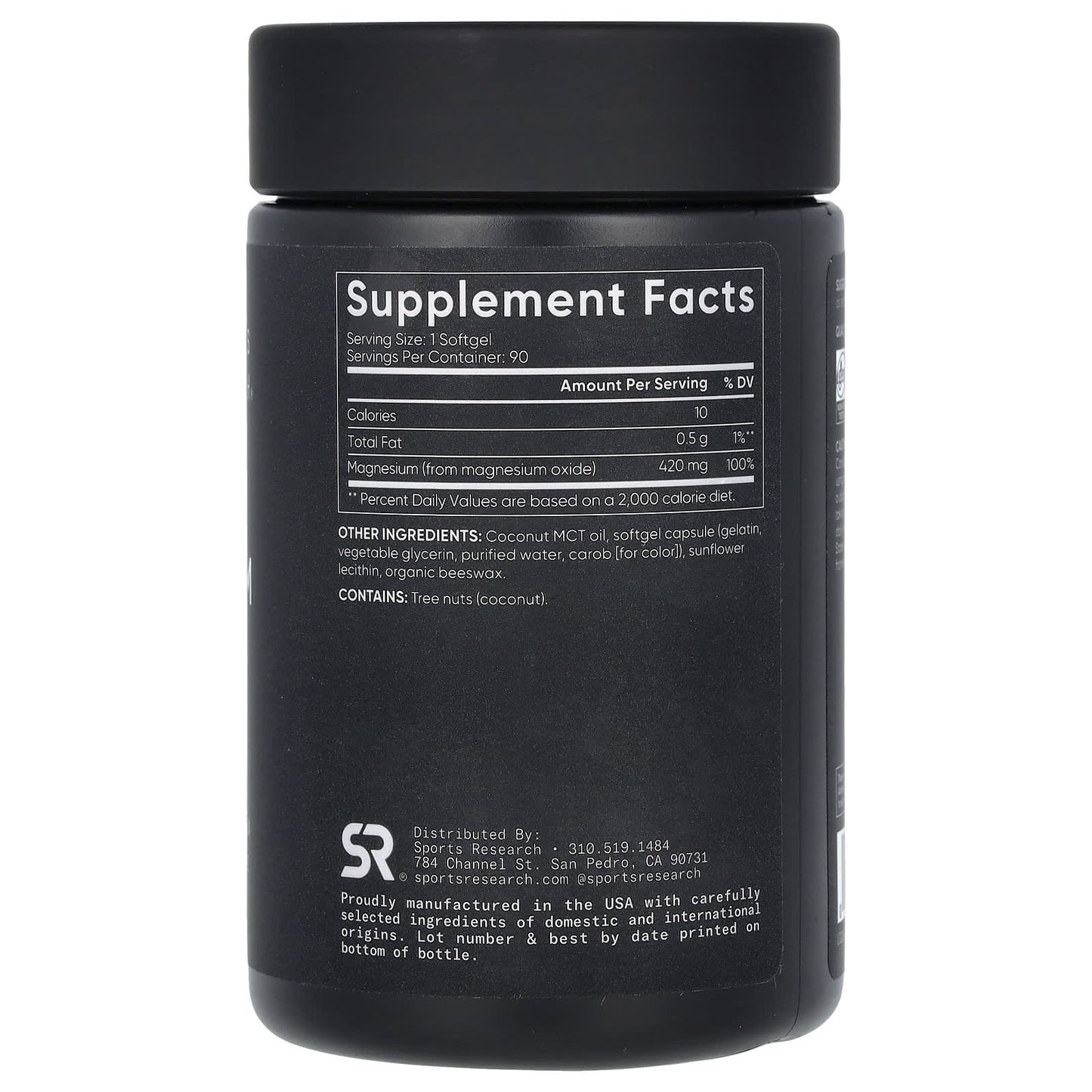 Sports Research, Magnesium Oxide, 420 mg, 90 Softgels - Image 2