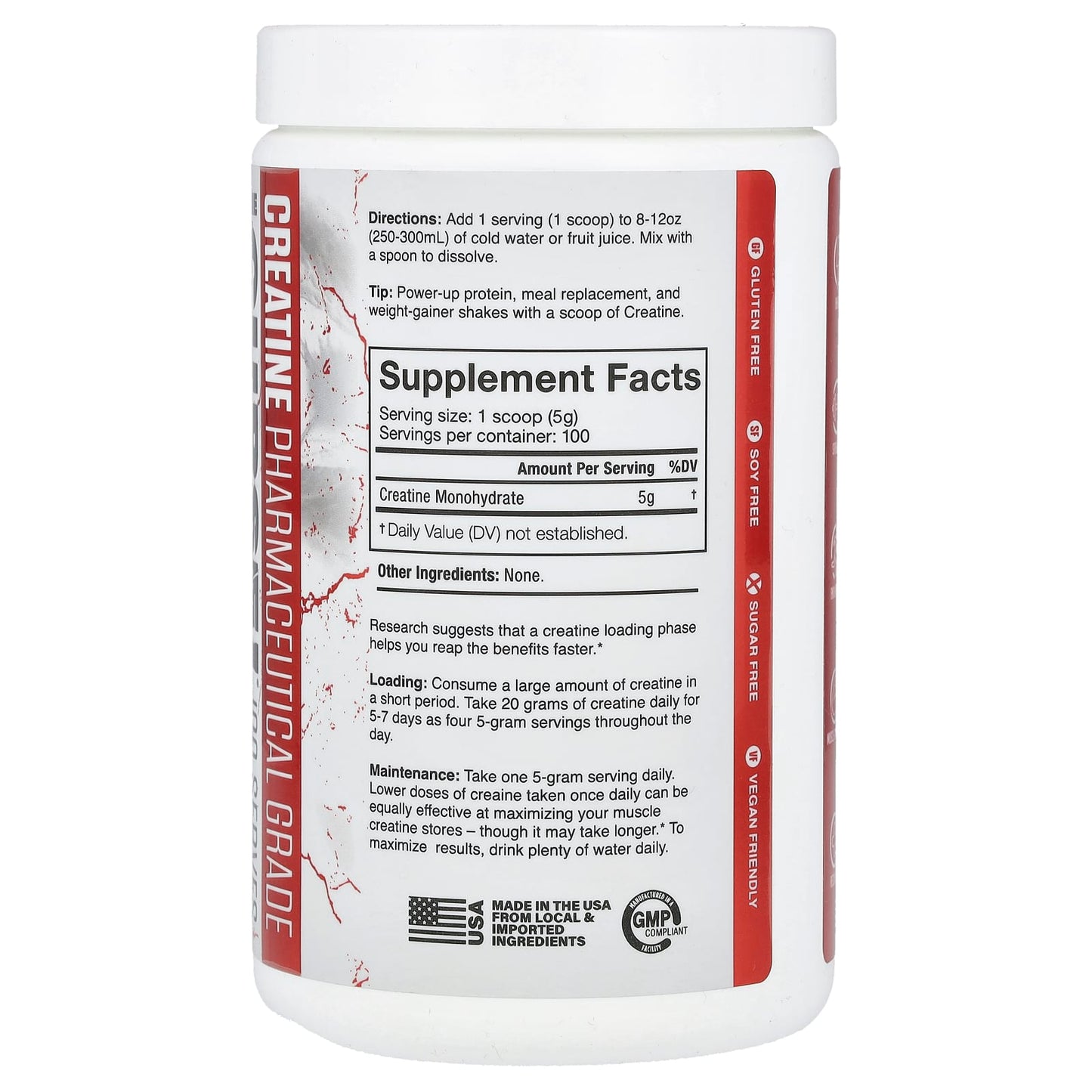 JNX Sports, The Curse!®, Creatine, Unflavored, 17.6 oz (500 g)