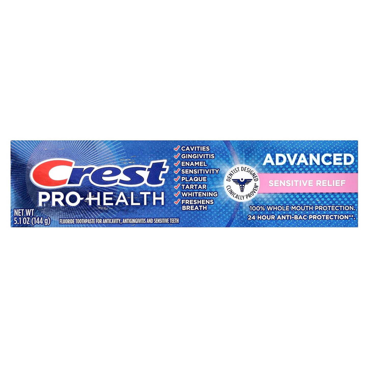 Crest Pro-Health Advanced Fluoride Toothpaste for Sensitive Relief - Image 2