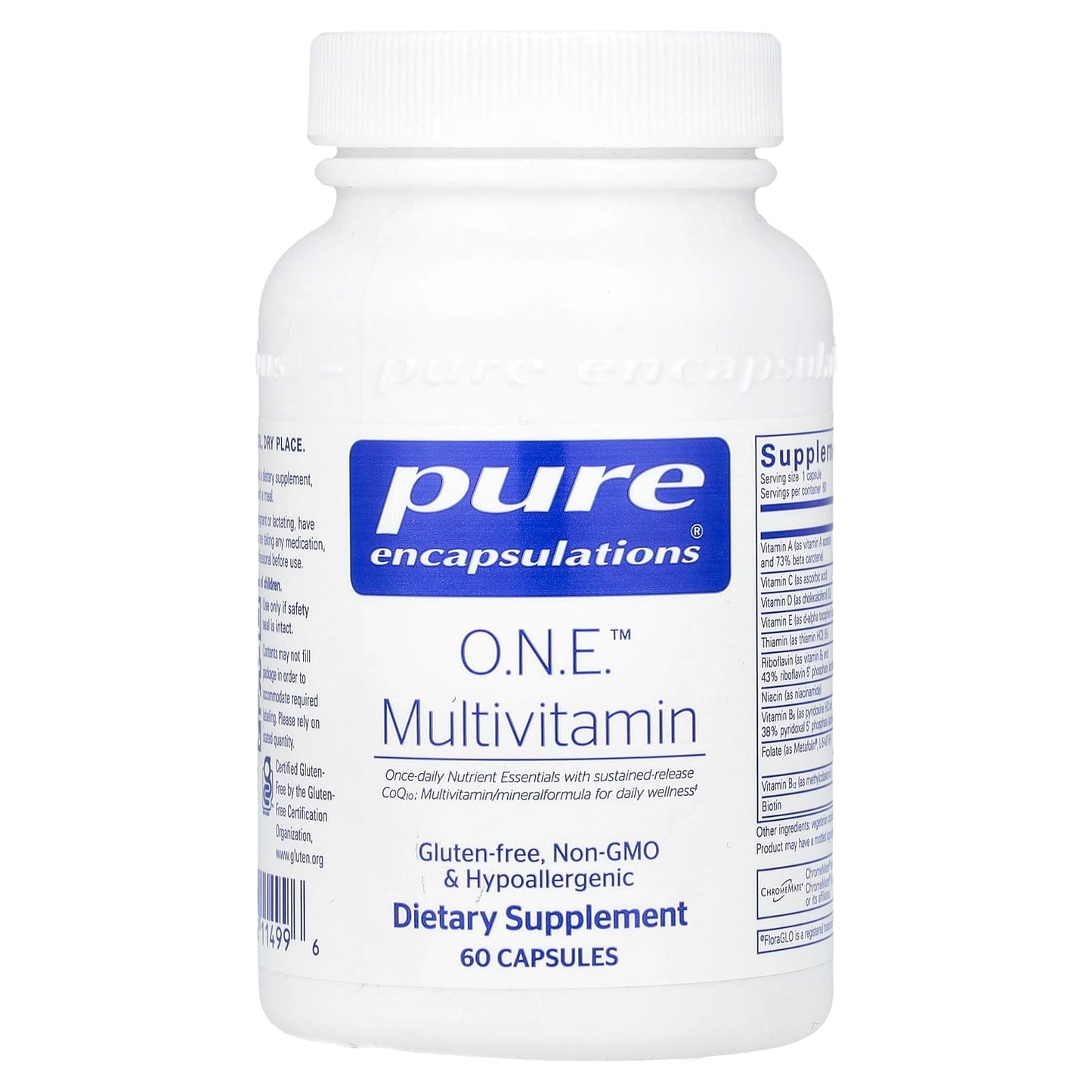 Pure Encapsulations, O.N.E.™ Multivitamin, 60 Capsules - Image 1