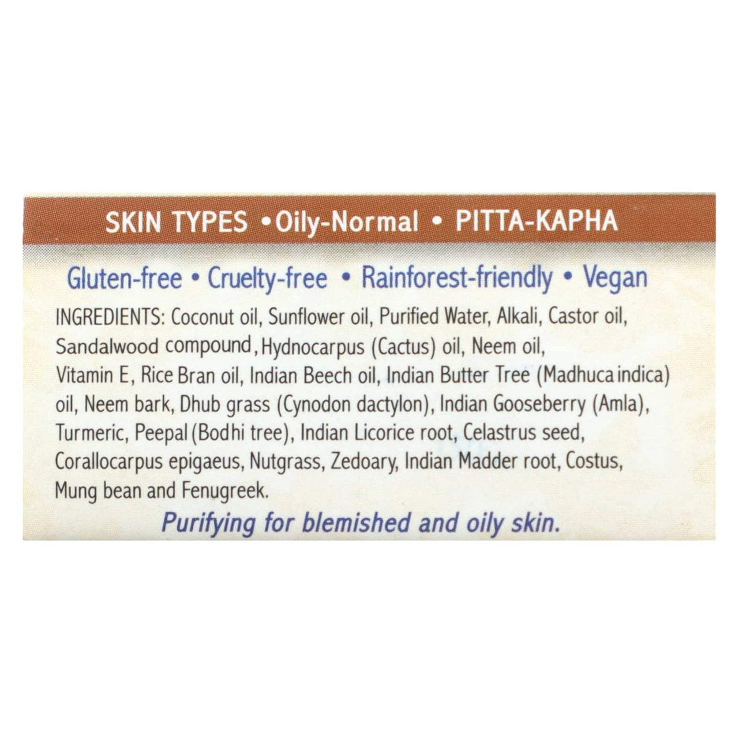 Ayurvedic Neem Soap with Turmeric & Sandalwood for Oily Skin - Image 2
