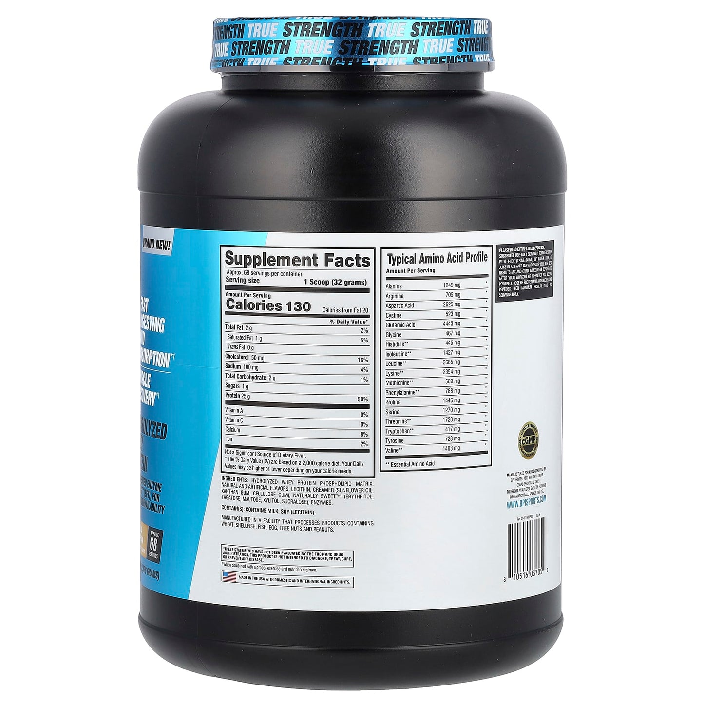 Unlock Lean Muscle Growth with BPI Sports Hydro HD Vanilla Ice Cream - Image 2
