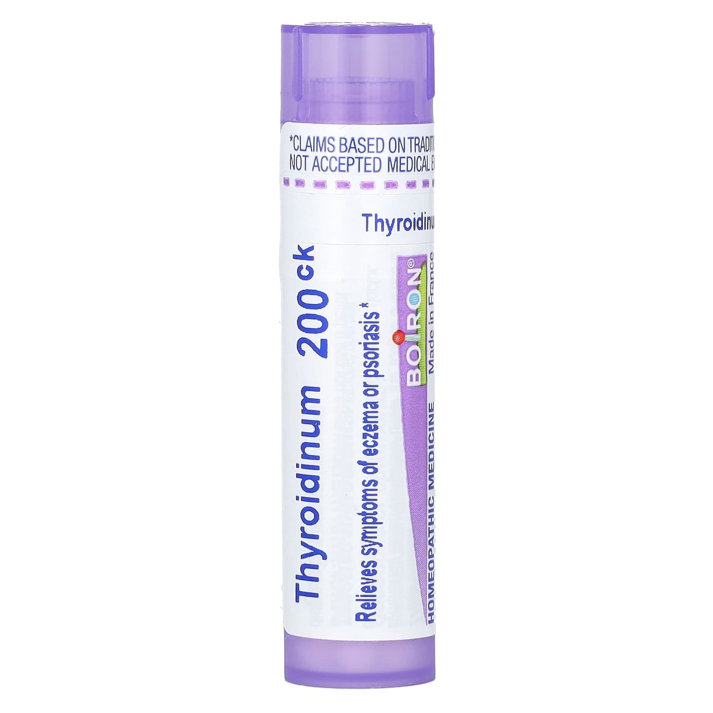 Boiron Thyroidinum 200CK Homeopathic Eczema Relief, 80 Pellets - Image 1