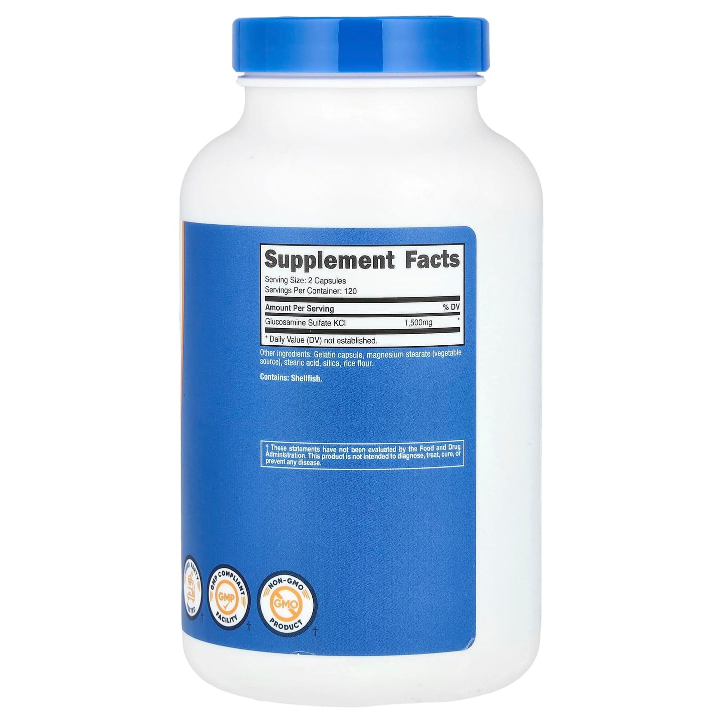 Nutricost, Glucosamine Sulfate, 240 Capsules (750 mg per Capsule) - Image 2