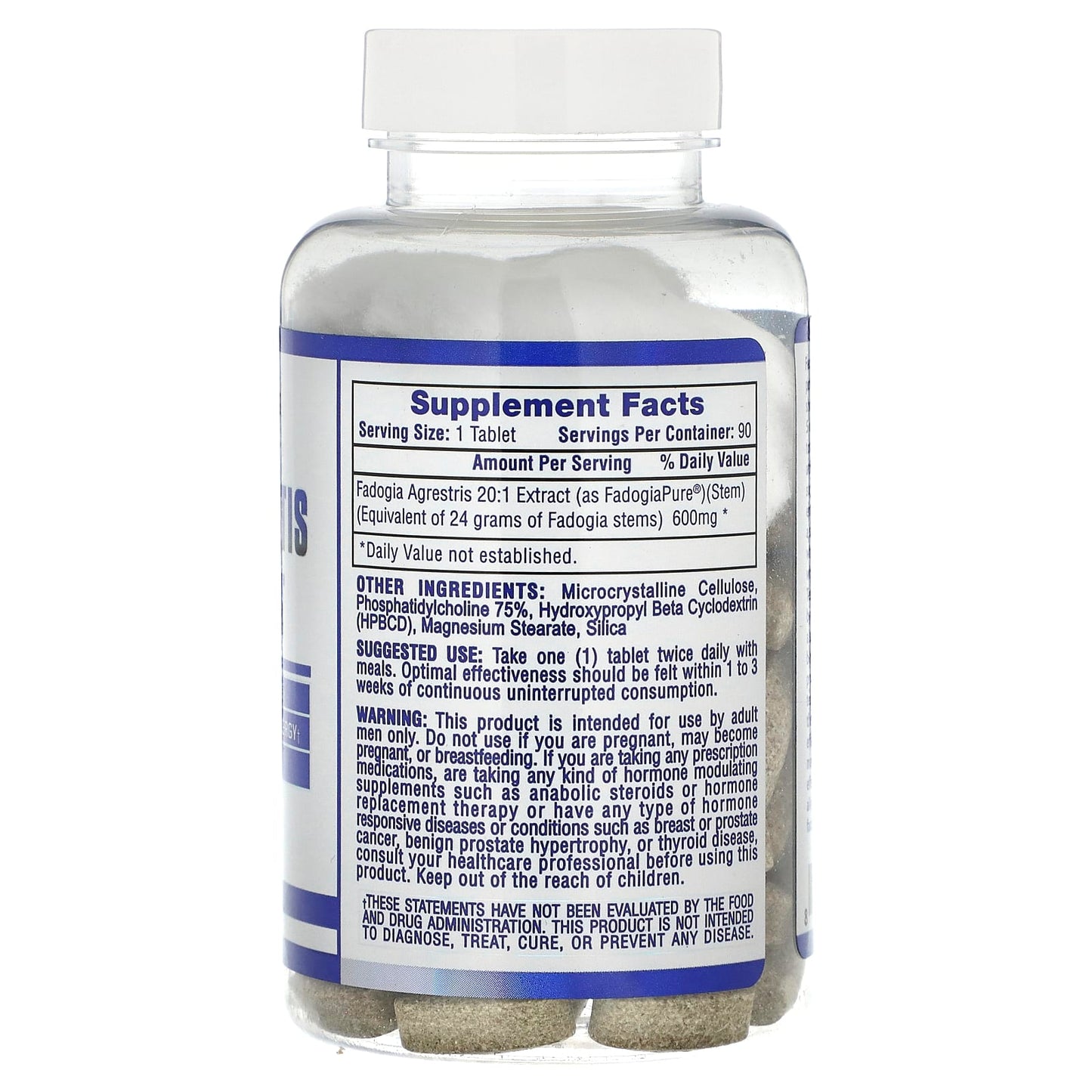 Hi Tech Pharmaceuticals, Fadogia Agrestis 20:1 Extract, 600 mg, 90 Tablets