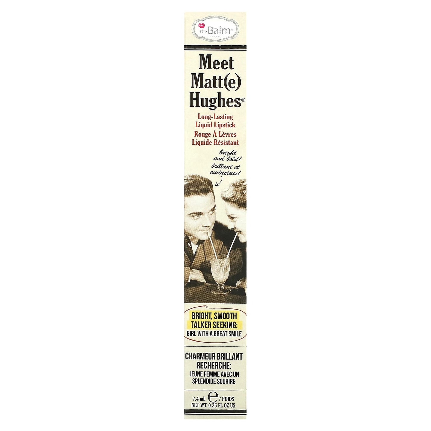 theBalm Cosmetics, Meet Matt(e) Hughes®, Long-Lasting Liquid Lipstick, Charming, 0.25 fl oz (7.4 ml) - Image 2