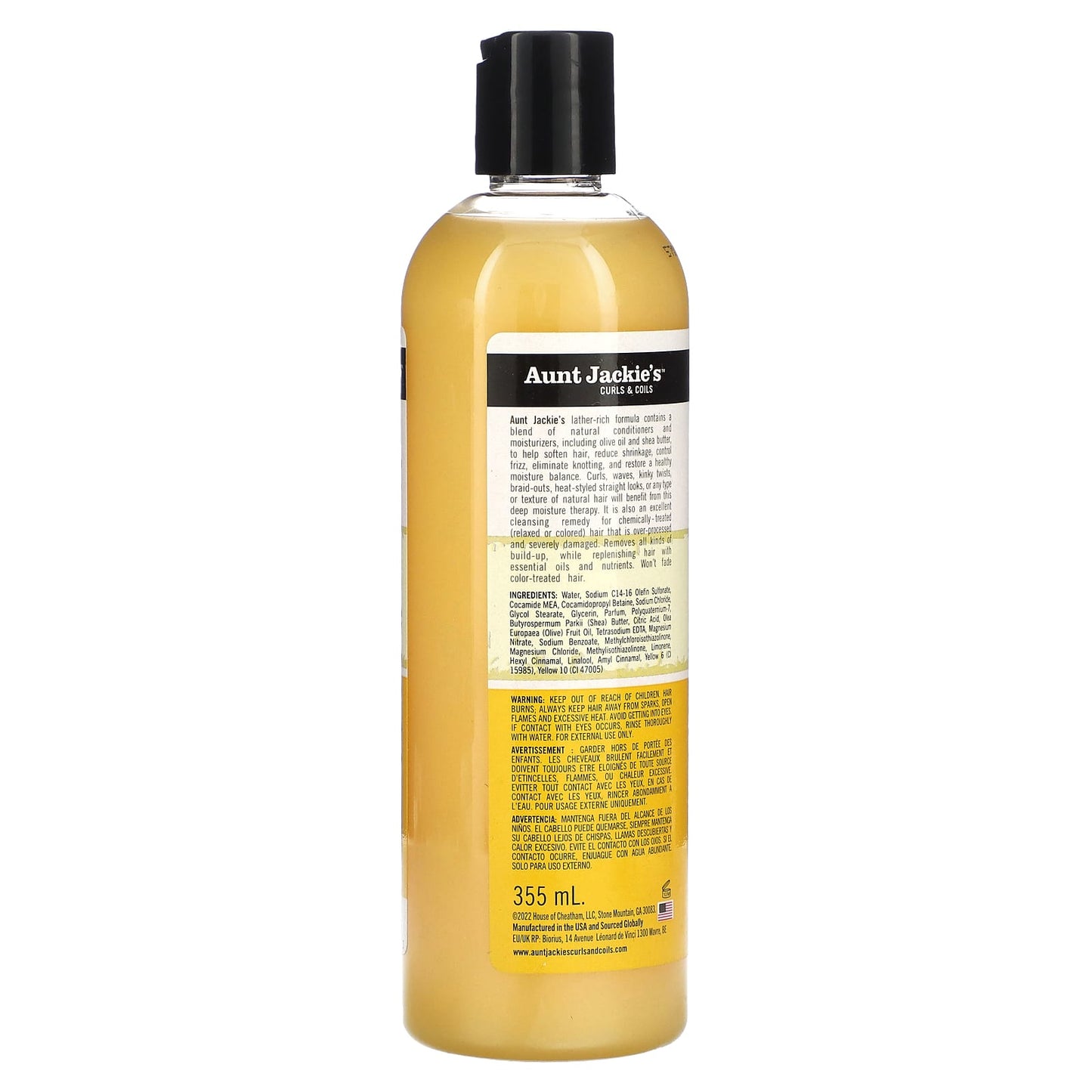 Moisturizing Shampoo for Natural Curls & Coils - Aunt Jackie's - Image 2