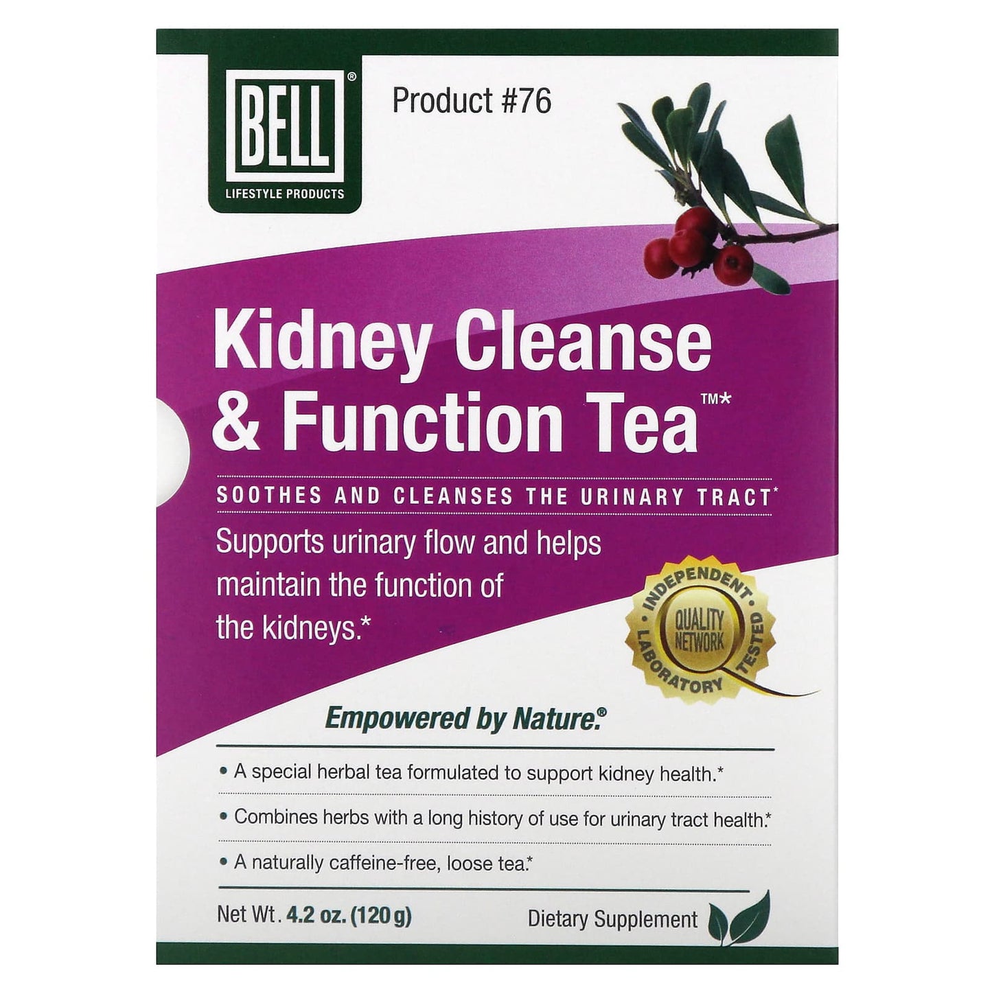 Support Kidney Health with Bell Lifestyle Kidney Cleanse Tea 4.2 oz - Image 1