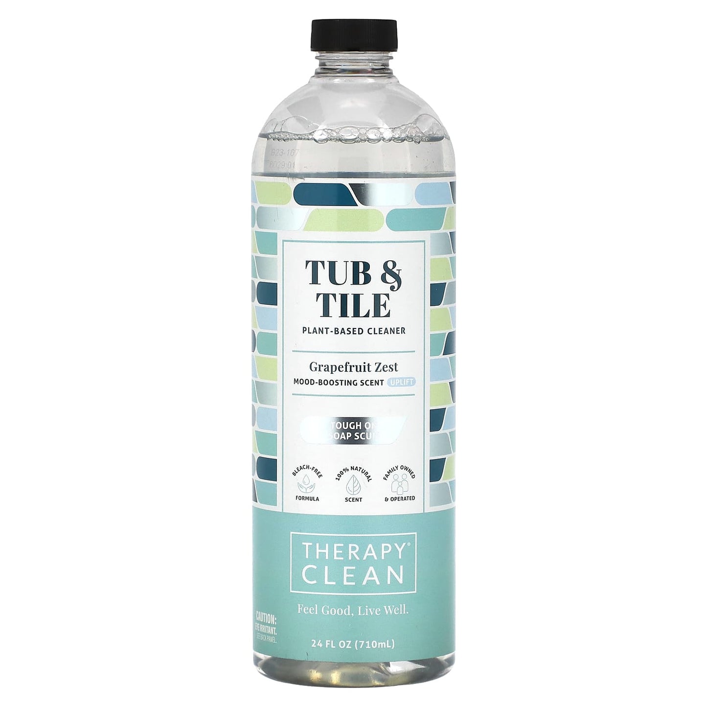 Therapy Clean, Tub & Tile, Plant-Based Cleaner, Grapefruit Zest, 24 fl oz (710 ml) - Image 1
