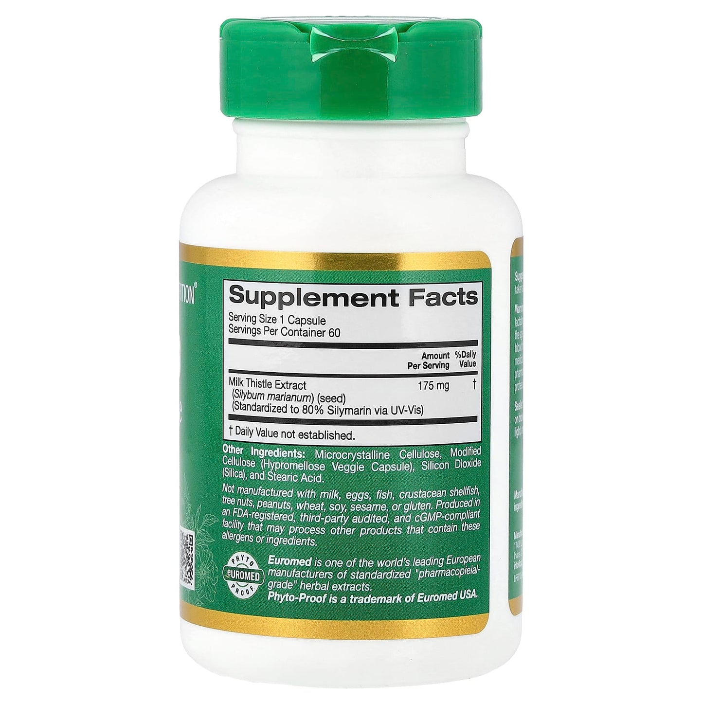 Milk Thistle Extract for Liver Health - 175mg, 60 Capsules - Image 2